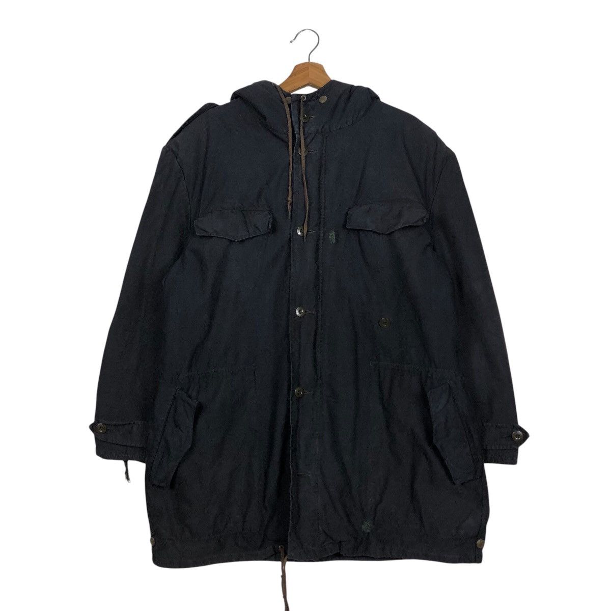 Vintage 📌Vintage Parka Heavy Jacket Blanket Military Buzz Ricksons Size US M / EU 48-50 / 2 - 2 Thumbnail