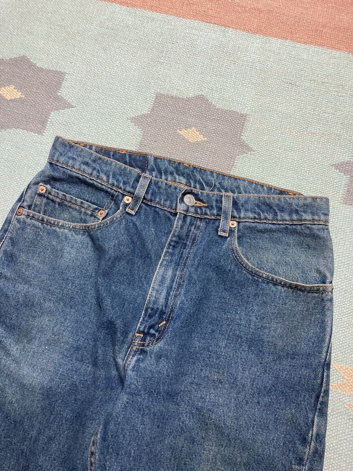 Levi's × Vintage Levi’s 505 jeans regular straight leg denim wash skate 30x33 Size US 30 / EU 46 - 6 Thumbnail
