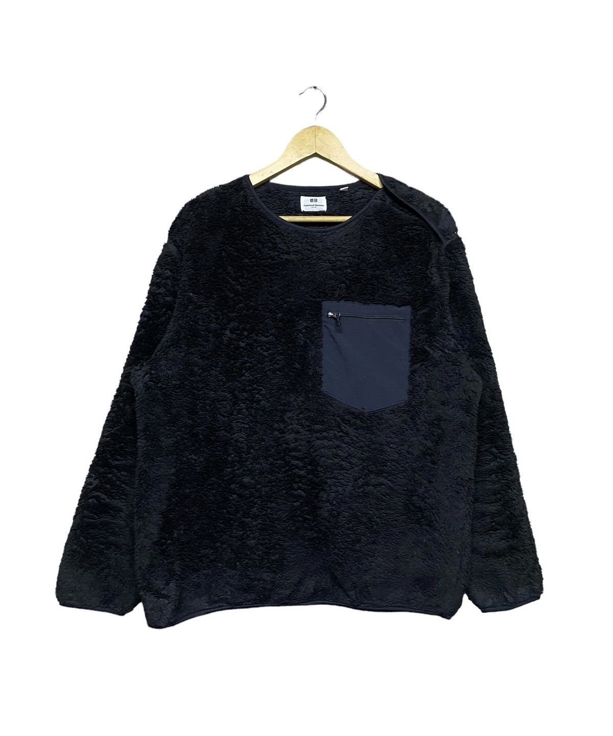 Uniqlo X Engineered Garments Sherpa Snap Shoulder Pullover