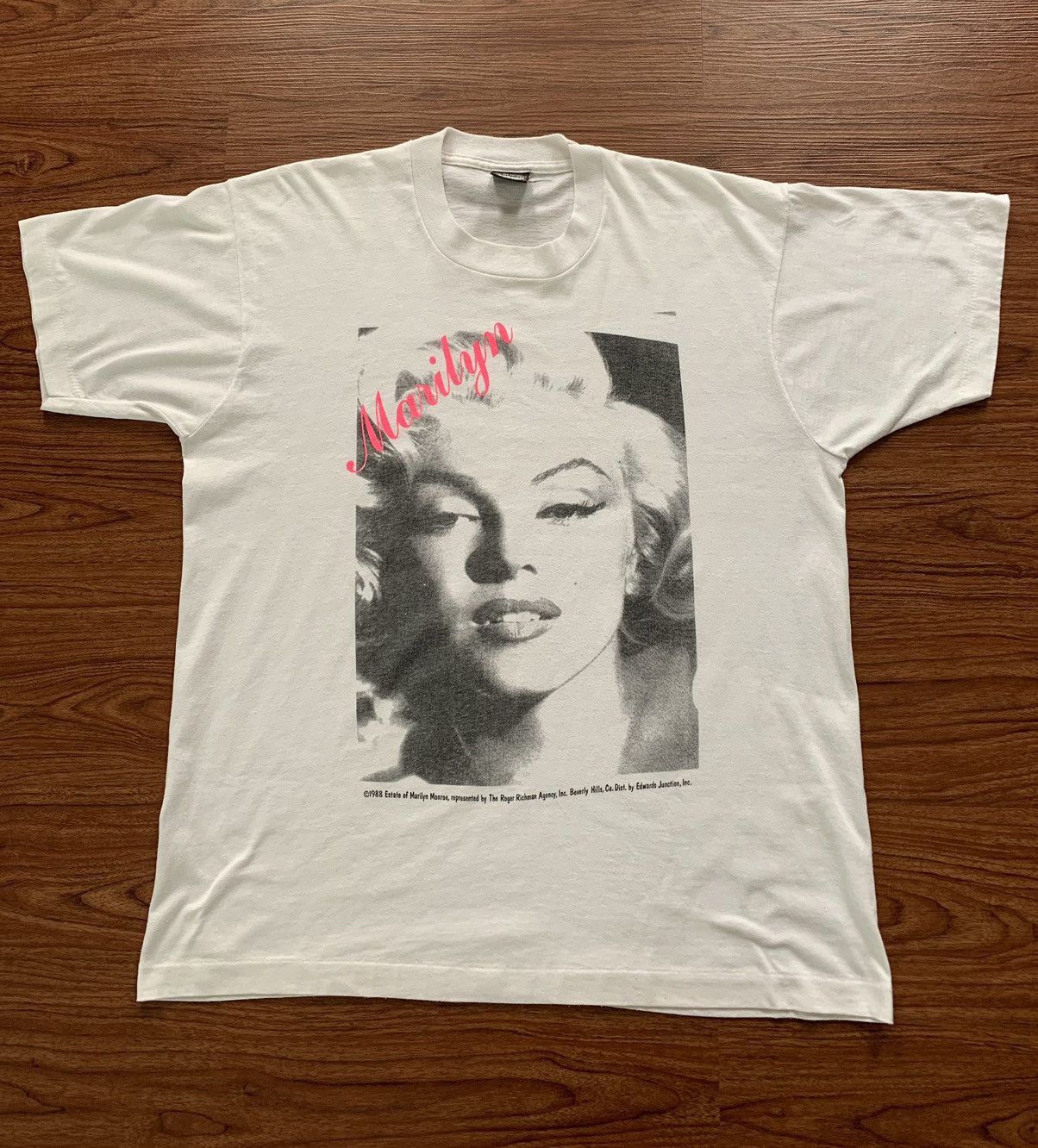 image of Marilyn Manson x Vintage Marilyn Monroe Vintage in White, Men's (Size XL)