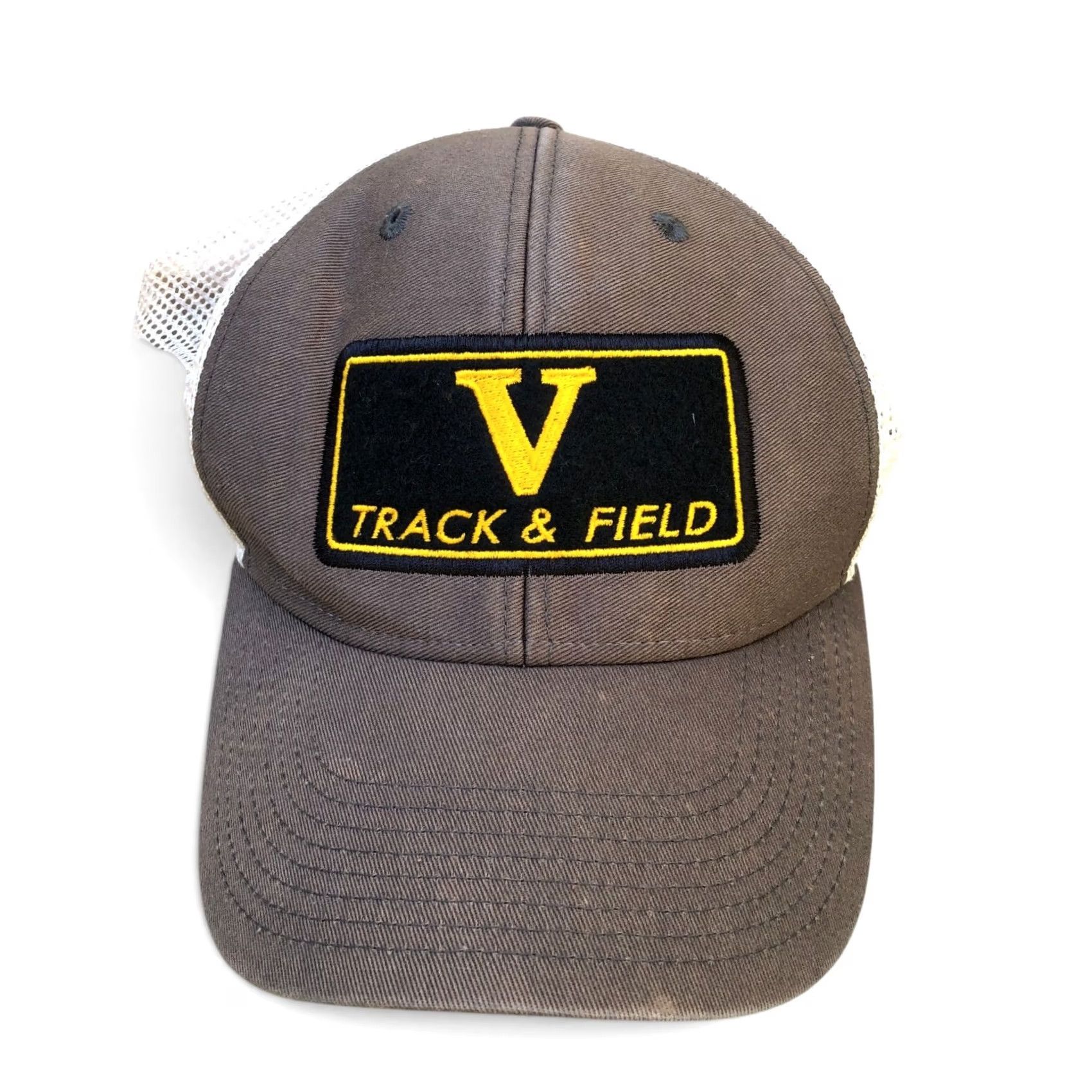 Vintage Vintage OURAY Ventura Track & Field Trucker Hat Men's Grey Cap Adjustable Size ONE SIZE - 2 Thumbnail