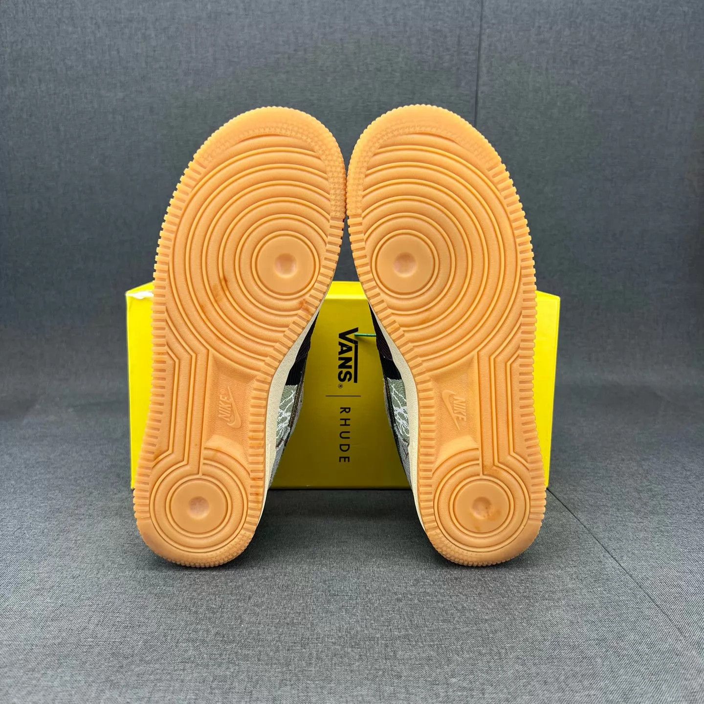 Nike AF1 TS Color Blocked Khaki Size US 6.5 / EU 39-40 - 6 Thumbnail