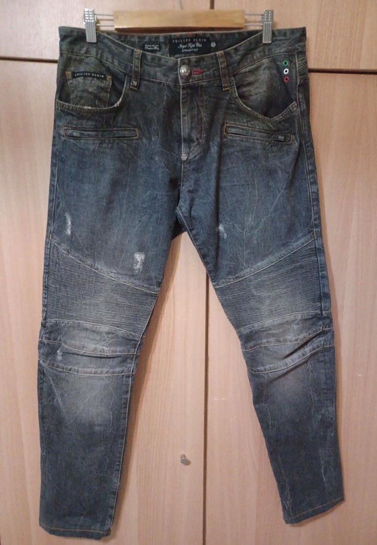 Philipp Plein Philipp Plein grey jeans Size US 34 / EU 50 - 1 Thumbnail