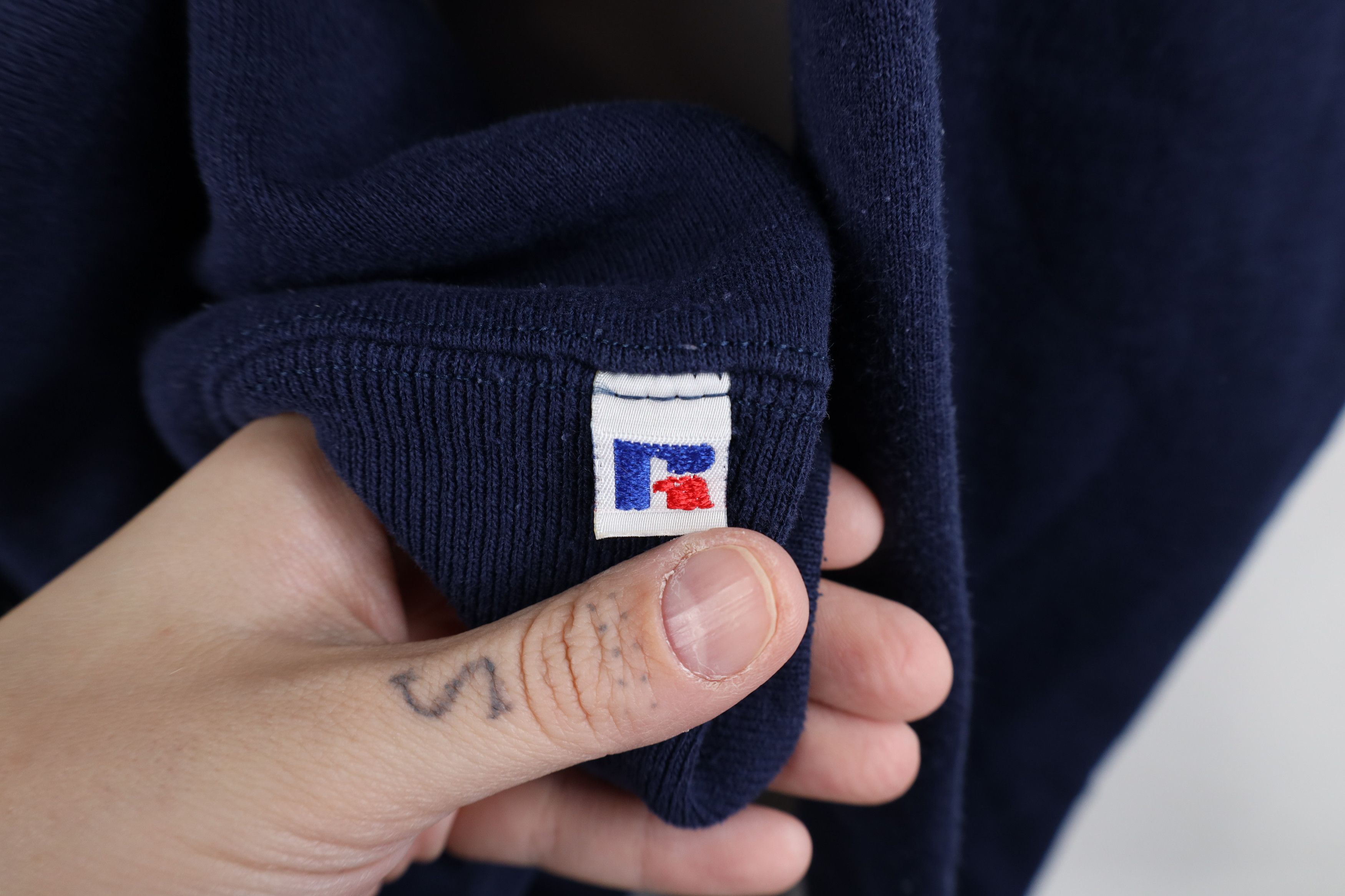 Russell Athletic × Vintage Vintage 90s Russell Athletic State University Sweatshirt USA Size US XL / EU 56 / 4 - 4 Thumbnail