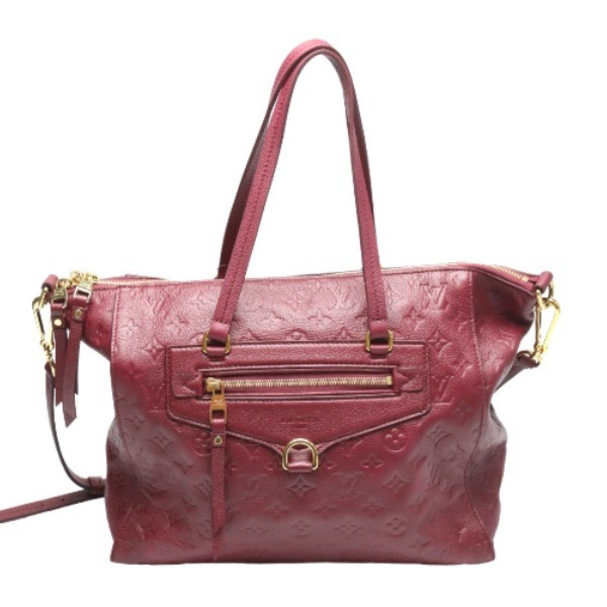 image of Louis Vuitton Lumineuse Handbag in Copper, Women's