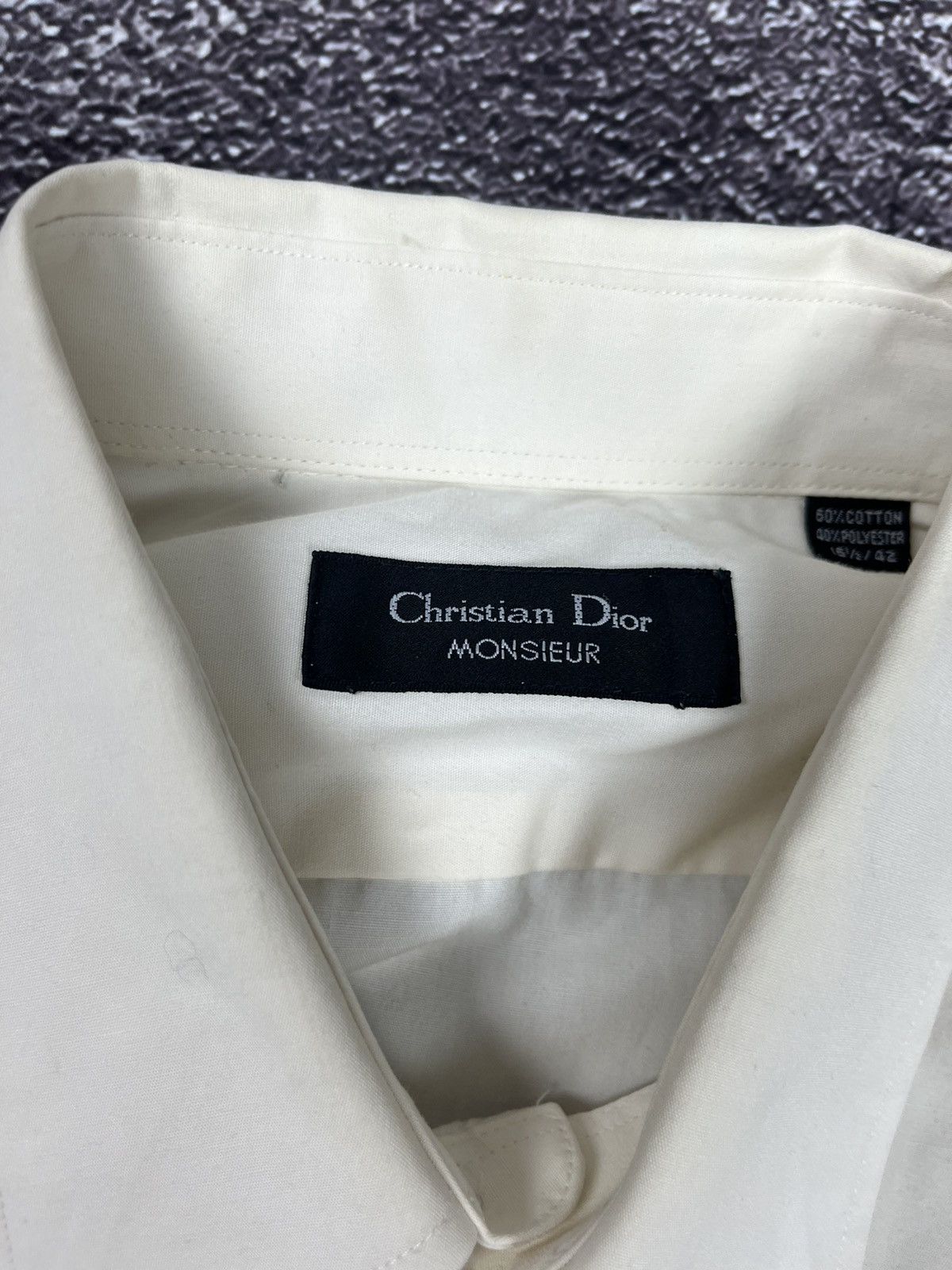 Christian Dior Monsieur Christian Dior Button Up Vintage Shirt Luxury Designer Rare Size US XL / EU 56 / 4 - 4 Thumbnail