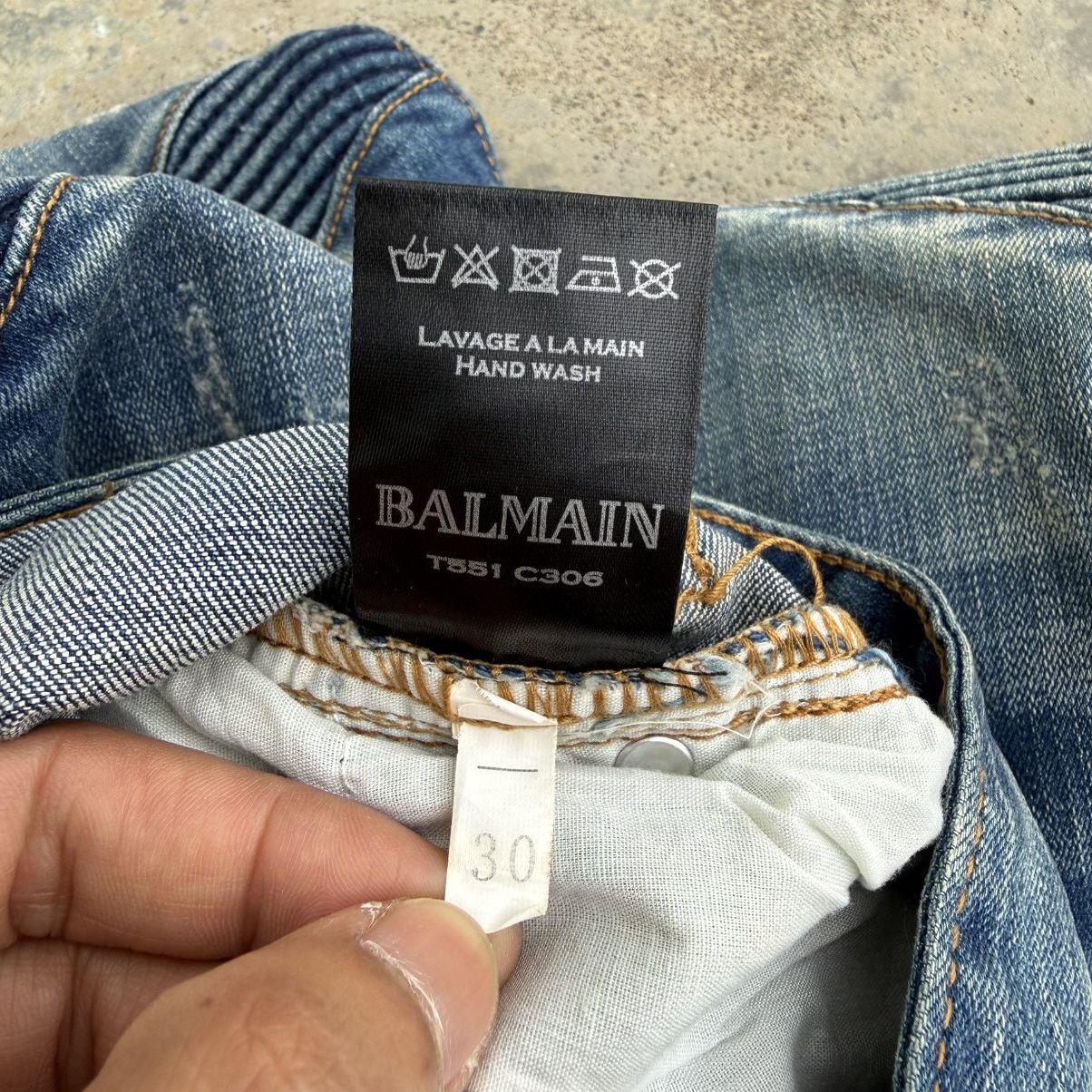 Japanese Brand W31 Vintage Balmain denim jean pants Size US 31 - 12 Thumbnail