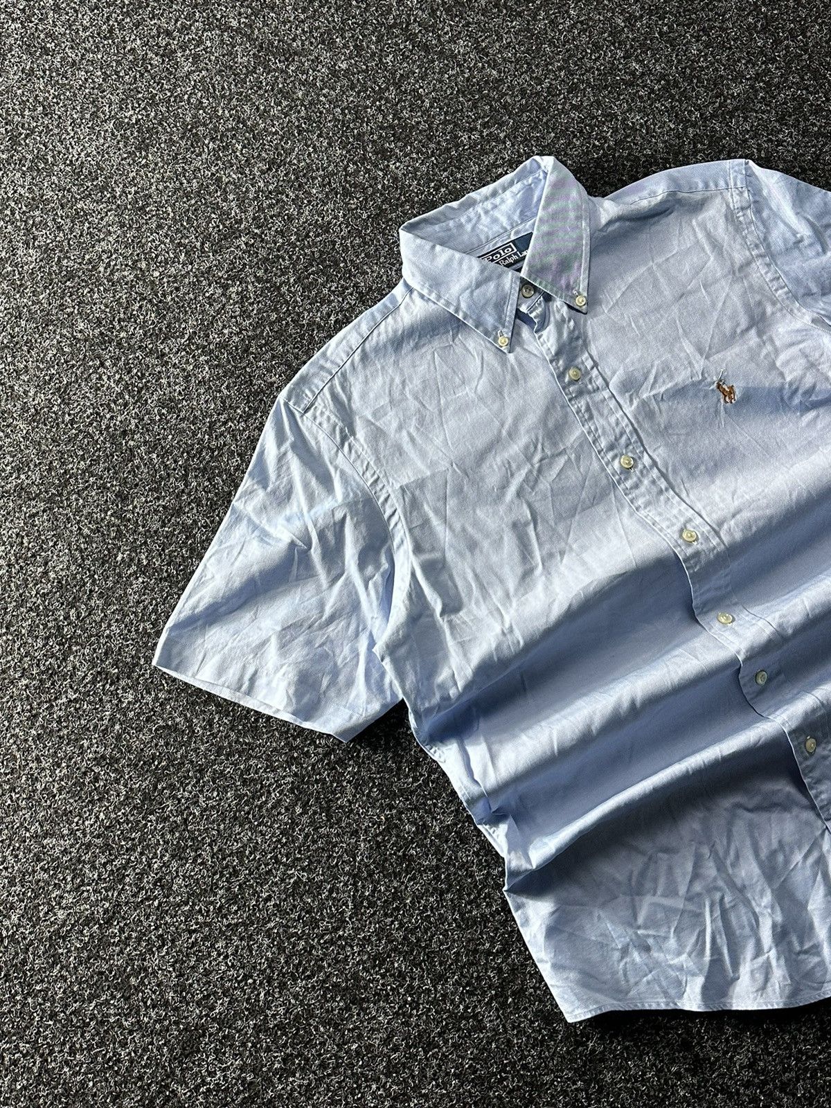 Polo Ralph Lauren 🚨 VNTG Y2K Polo Ralph Lauren Shirt flannel RARE SHORT SLEEVE Size US M / EU 48-50 / 2 - 2 Thumbnail