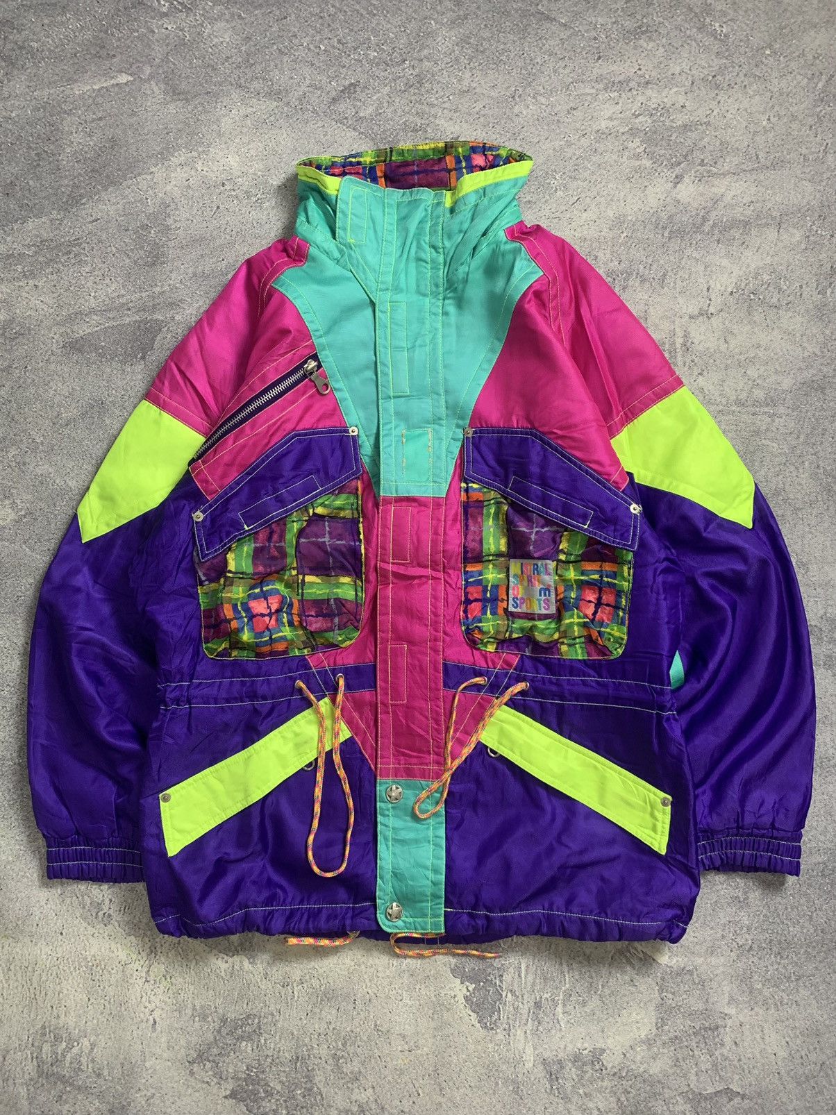 Japanese Brand Rare Multicolor 'Mistral Spirit' Ski Jacket Size US L / EU 52-54 / 3 - 1 Thumbnail