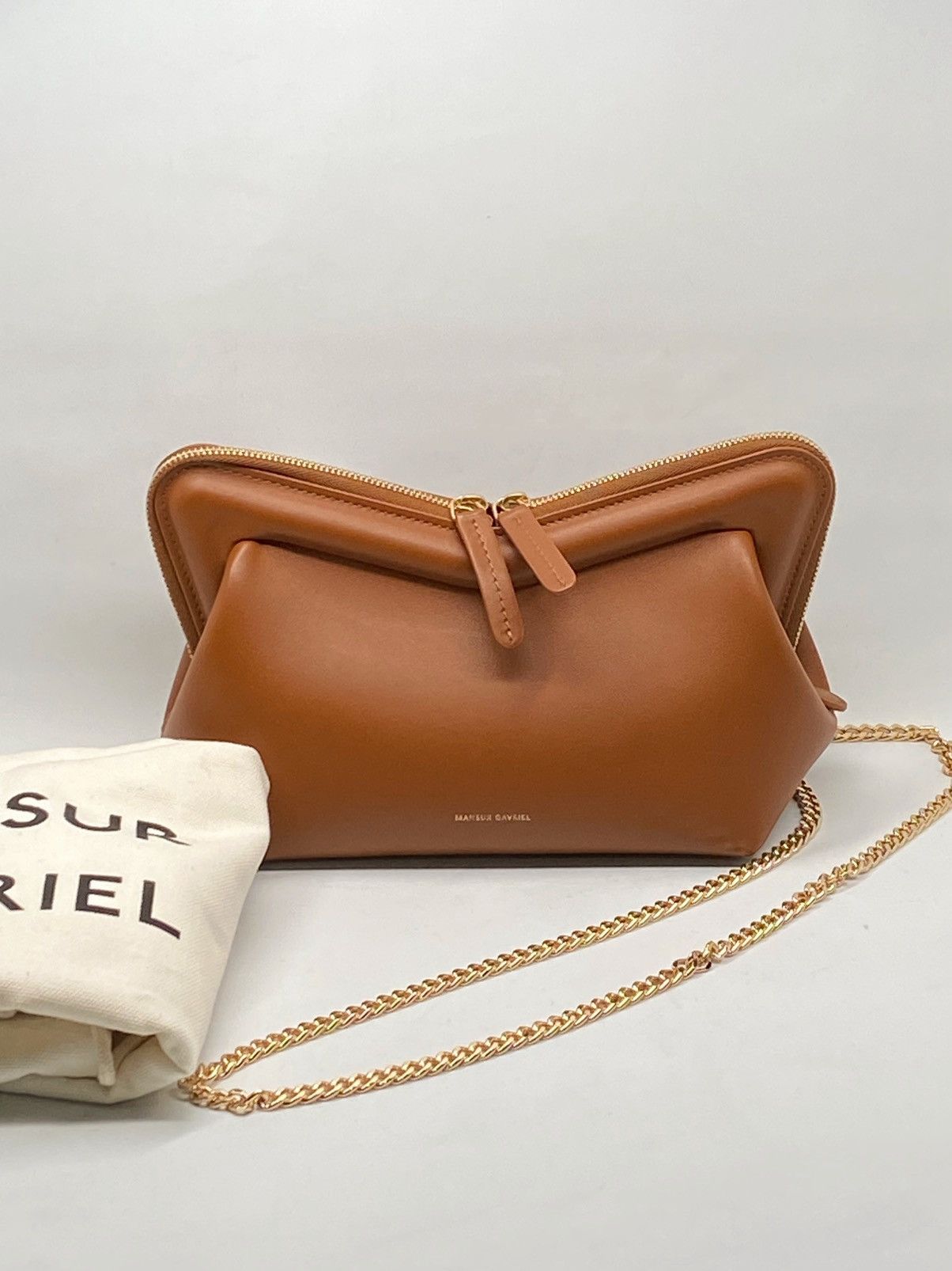 Mansur Gavriel Mansur Gavriel Mini M Frame Leather Crossbody Bag Size ONE SIZE - 3 Thumbnail