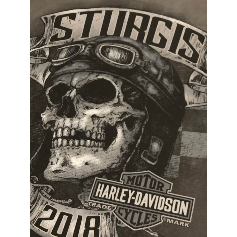 Harley Davidson Harley-Davidson Sturgis 2018 3XL T-Shirt Skull Graphic Size US XXL / EU 58 / 5 - 2 Thumbnail