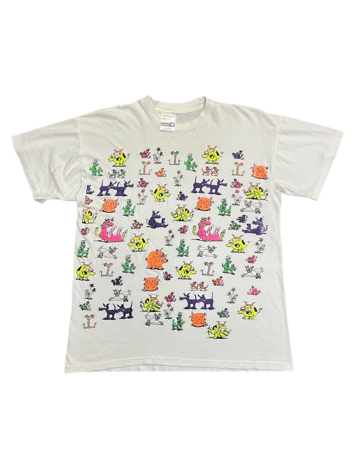 Vintage Vintage 90s Animal Sex Humor Art Distressed T-Shirt Size US L / EU 52-54 / 3 - 13 Thumbnail