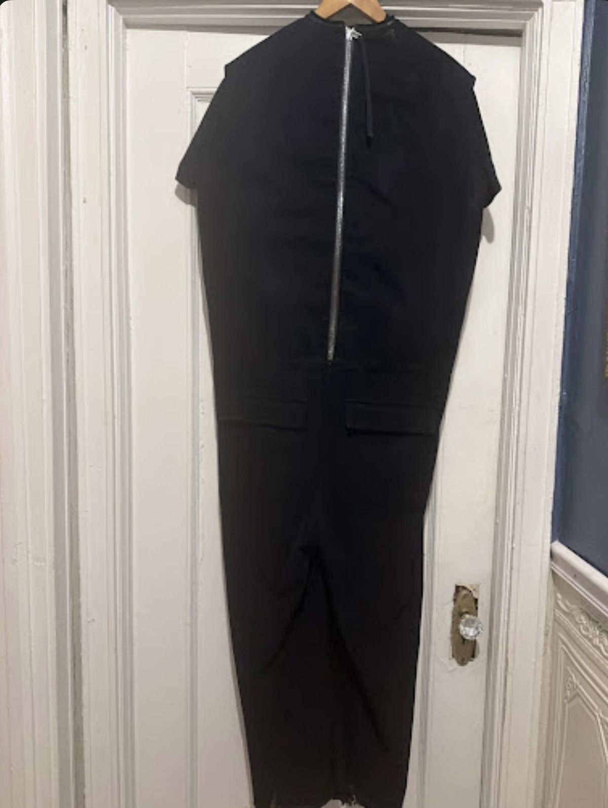 Rick Owens Rick Owens FW22 "Strobe" Short Sleeve Back-Zip Jumpsuit Size US 29 - 2 Thumbnail