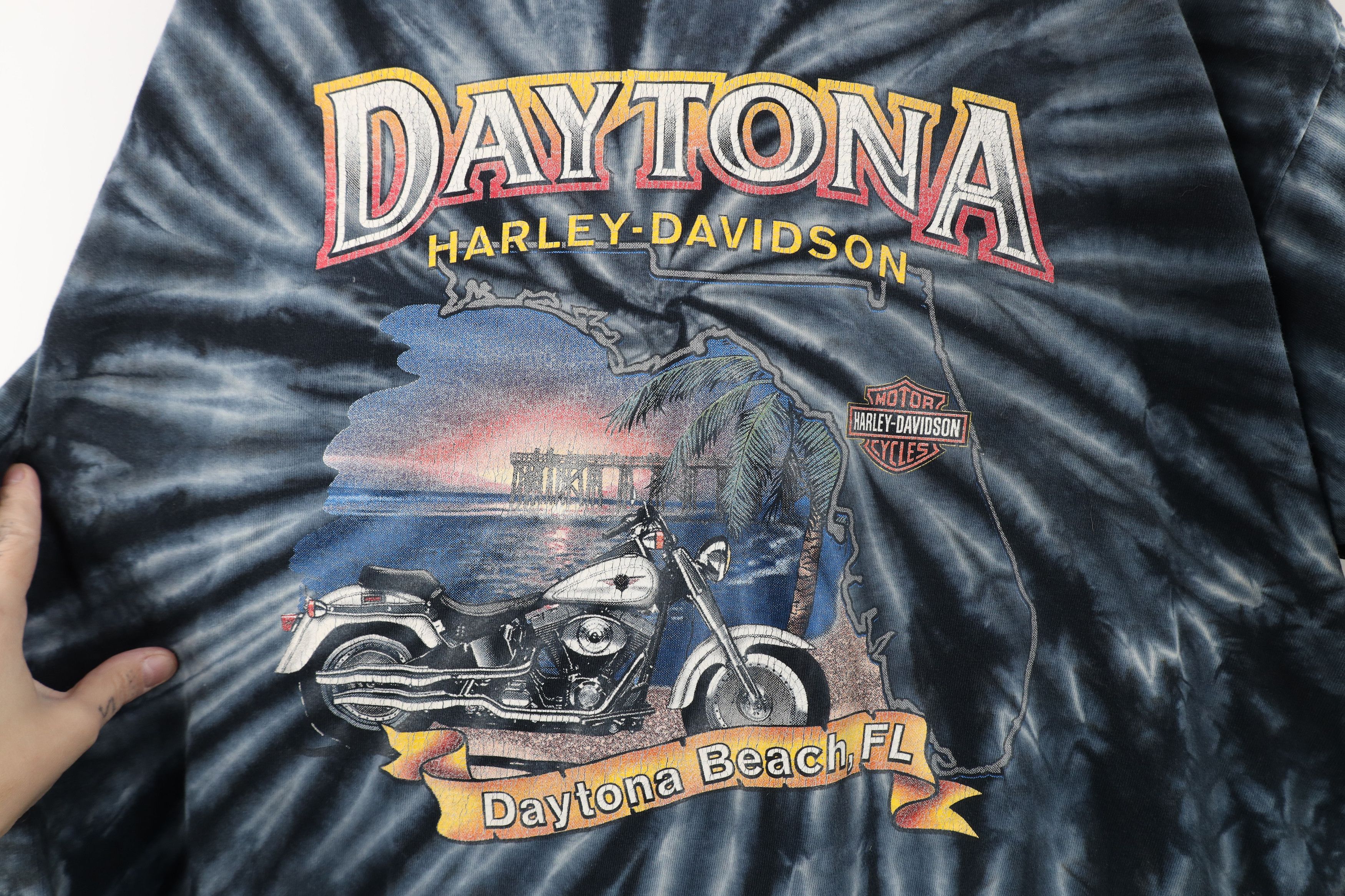 Harley Davidson Vintage Y2K 2000 Harley Davidson Tie Dye Eagle T-Shirt Size US L / EU 52-54 / 3 - 11 Thumbnail