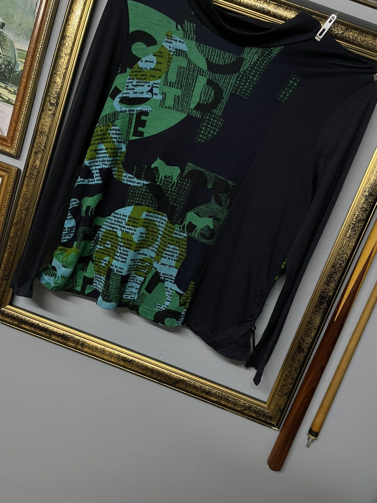 Beauty Beast Vintage Japan Designer Trois Onze Cinq Poem Art Longsleeve Size US M / EU 48-50 / 2 - 3 Thumbnail