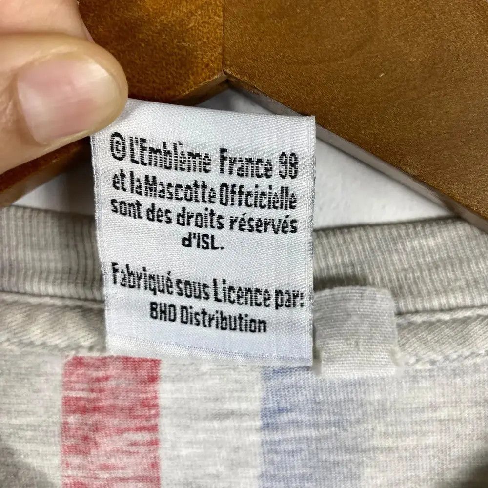 Vintage Vintage 90's FRANCE WORLD CUP Mascott Graphic Tee Shirt Size US L / EU 52-54 / 3 - 9 Thumbnail