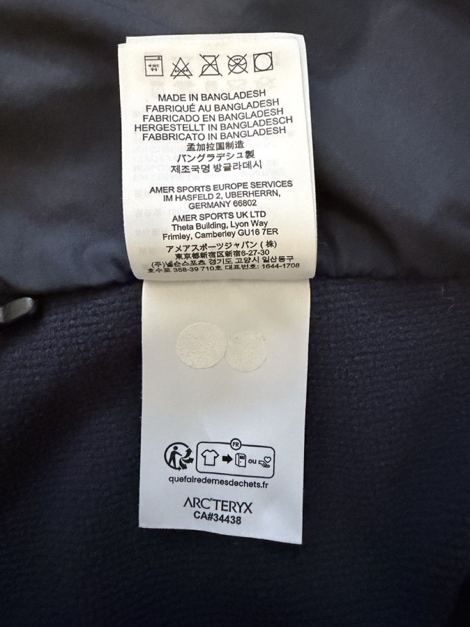 Arc'teryx Arc’teryx Atom Insulated Jacket Black Sapphire (dark blue) Size US S / EU 44-46 / 1 - 6 Thumbnail