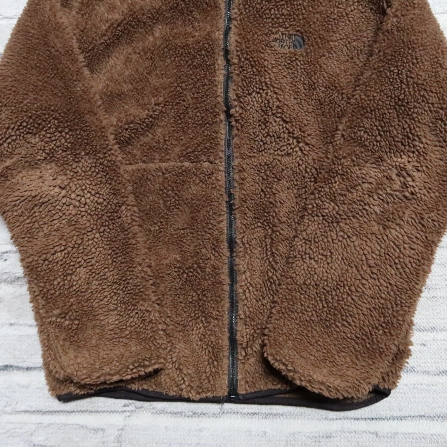The North Face Vintage The North Face Jacket Mens XL Brown 90s Deep Pile Fleece Size US XL / EU 56 / 4 - 4 Thumbnail
