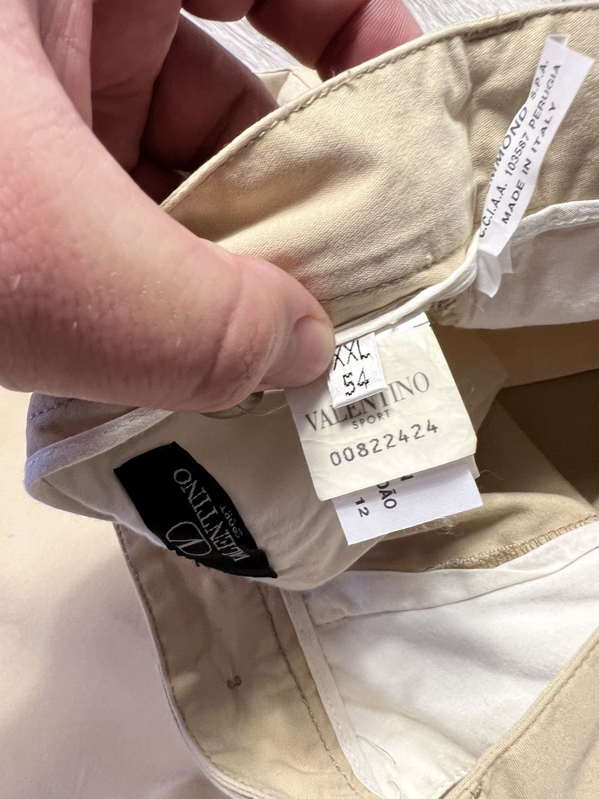 Valentino × Vintage Vintage Valentino Sport Chino Shorts Size US 36 / EU 52 - 12 Thumbnail