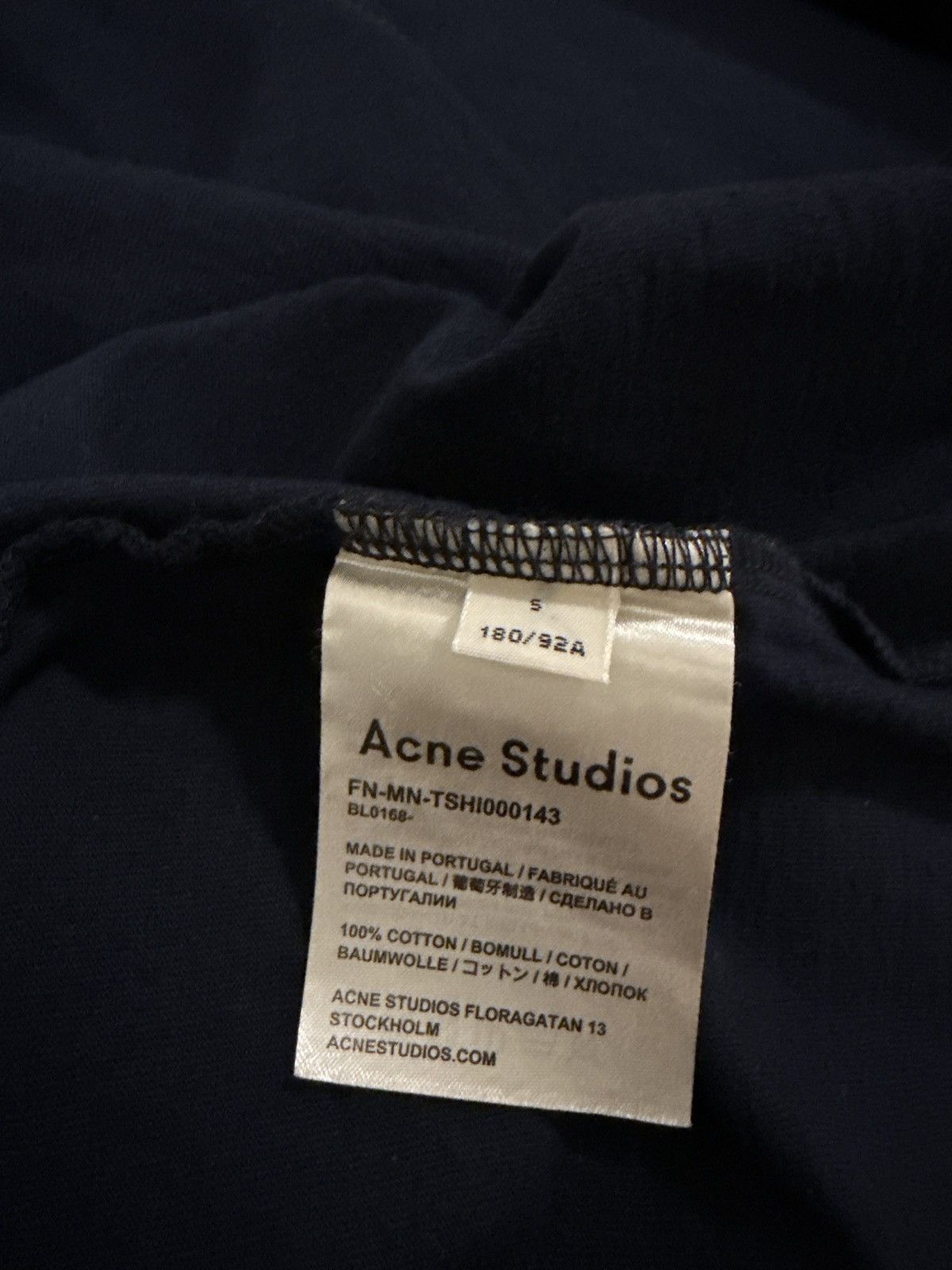 Acne Studios Acne studios blue long sleeve Size US S / EU 44-46 / 1 - 4 Thumbnail