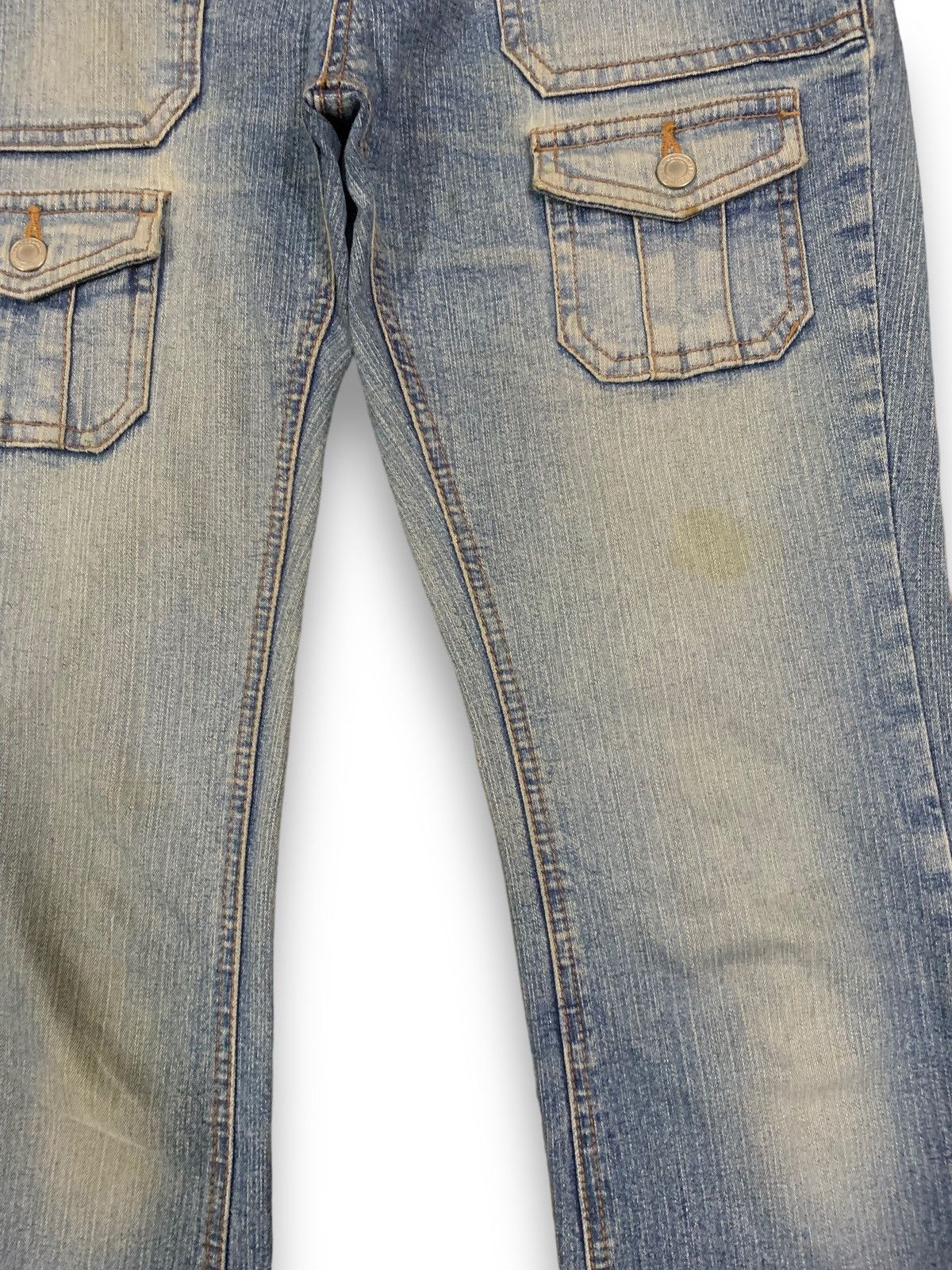 Hysteric Glamour Vintage Japanese Brand Mud Wash Low Rise Flare Bush Jeans Size US 29 - 8 Thumbnail