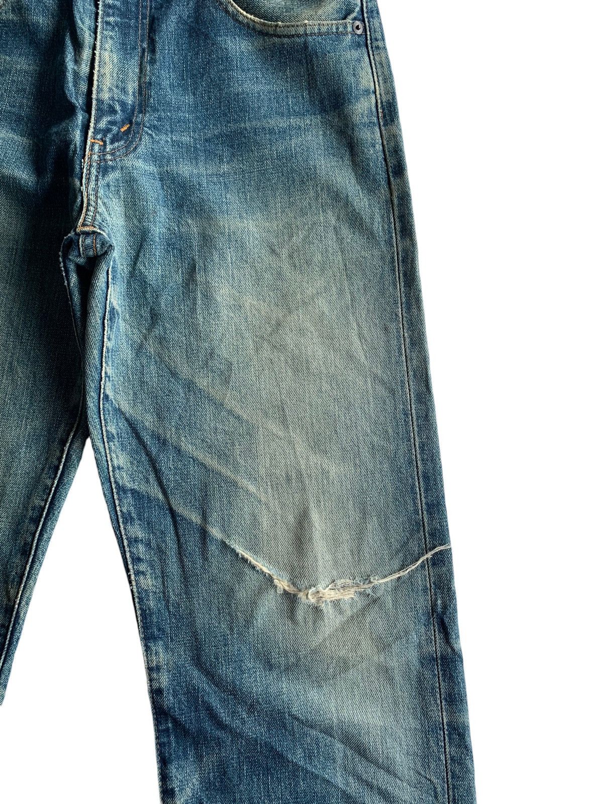 Vintage Levis Big E 502XX Selvedge Distressed Denim