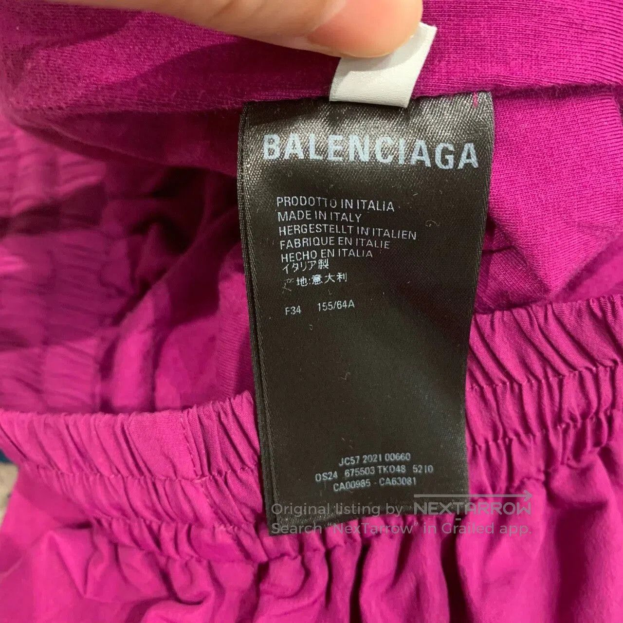 Balenciaga balenciaga purple double hook shorts size 34. Size US 34 / EU 50 - 5 Thumbnail