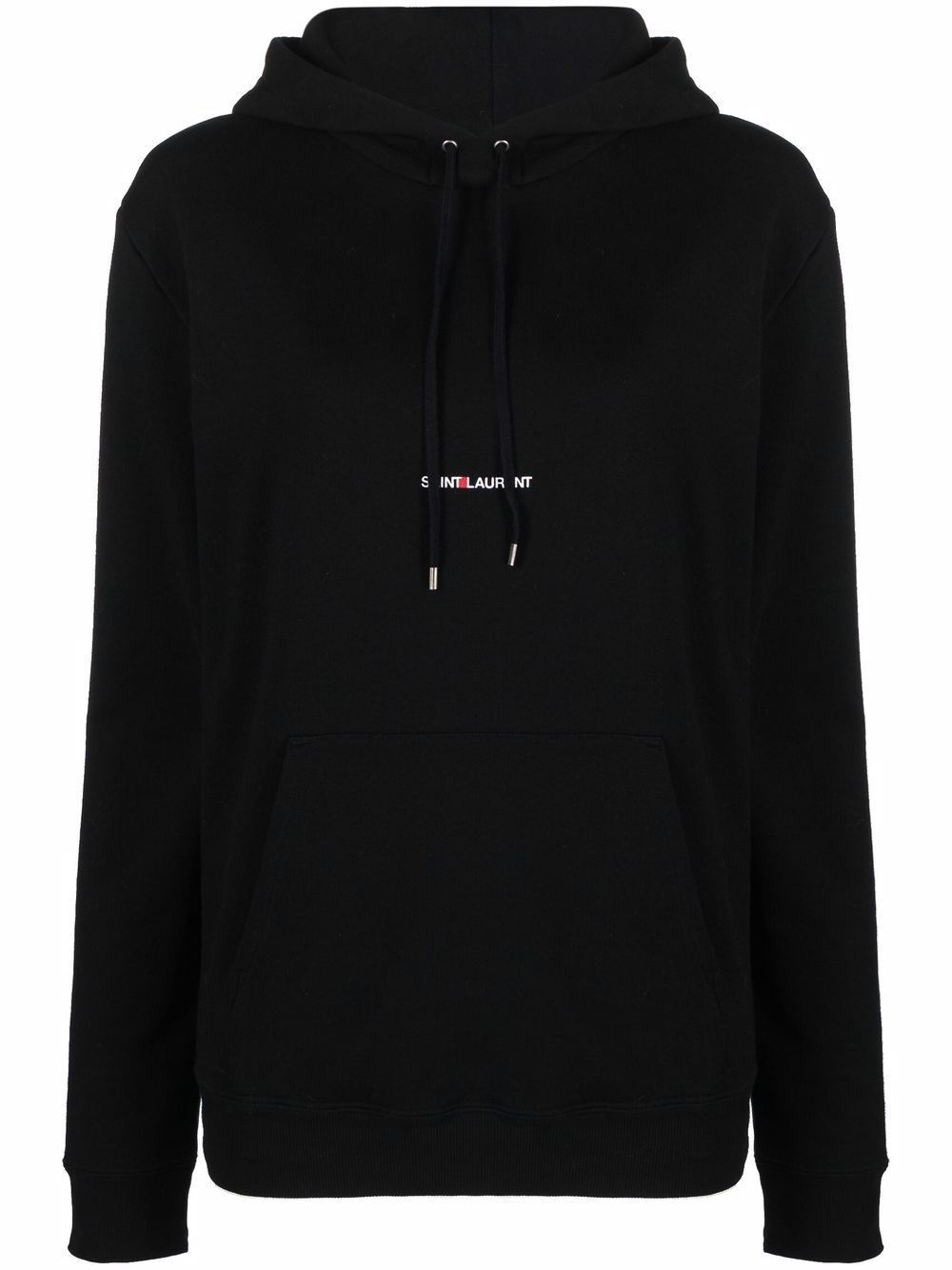 Saint Laurent Paris o1s1wg111124 Dup / Rive Gauche Hoodie in Black Size M / US 6-8 / IT 42-44 - 1 Thumbnail