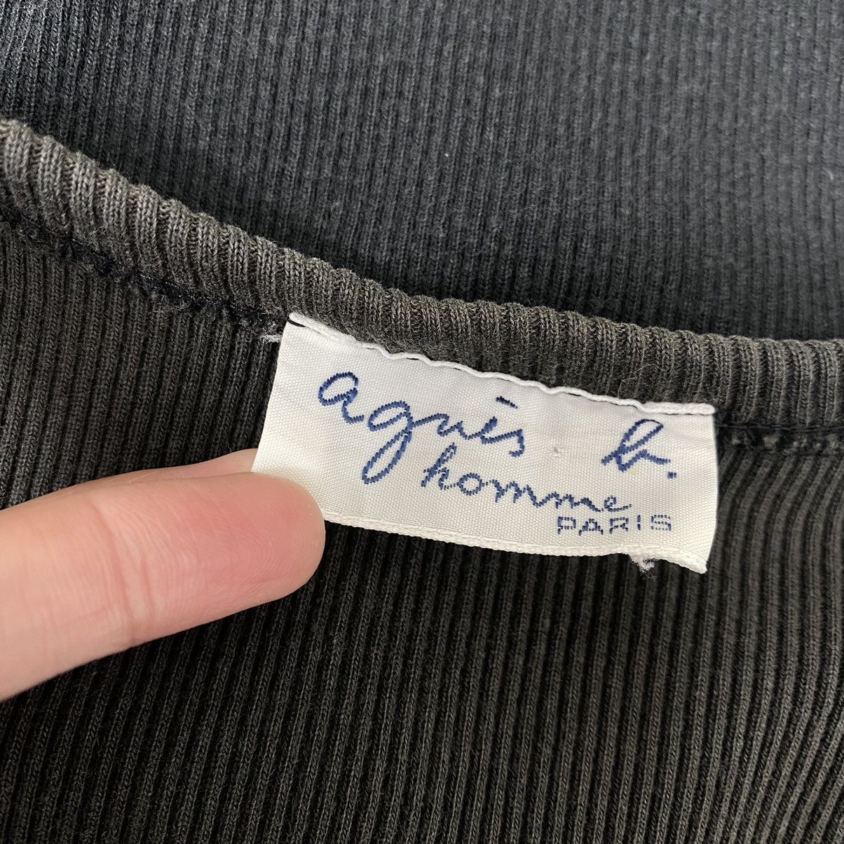 Japanese Brand × agnes b. AGNES B Paris Japanese Brand Elastic Corduroy Black Blouse Size S / US 4 / IT 40 - 4 Thumbnail