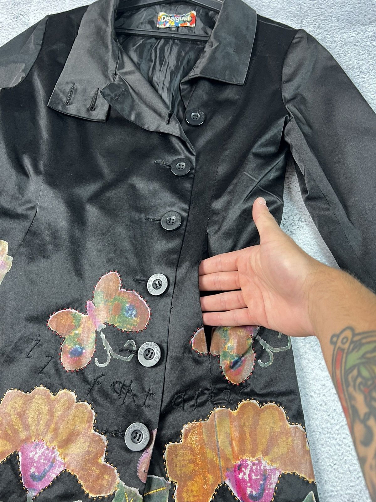 Desigual Desigual luxury multicolour coat Size S / US 4 / IT 40 - 6 Thumbnail