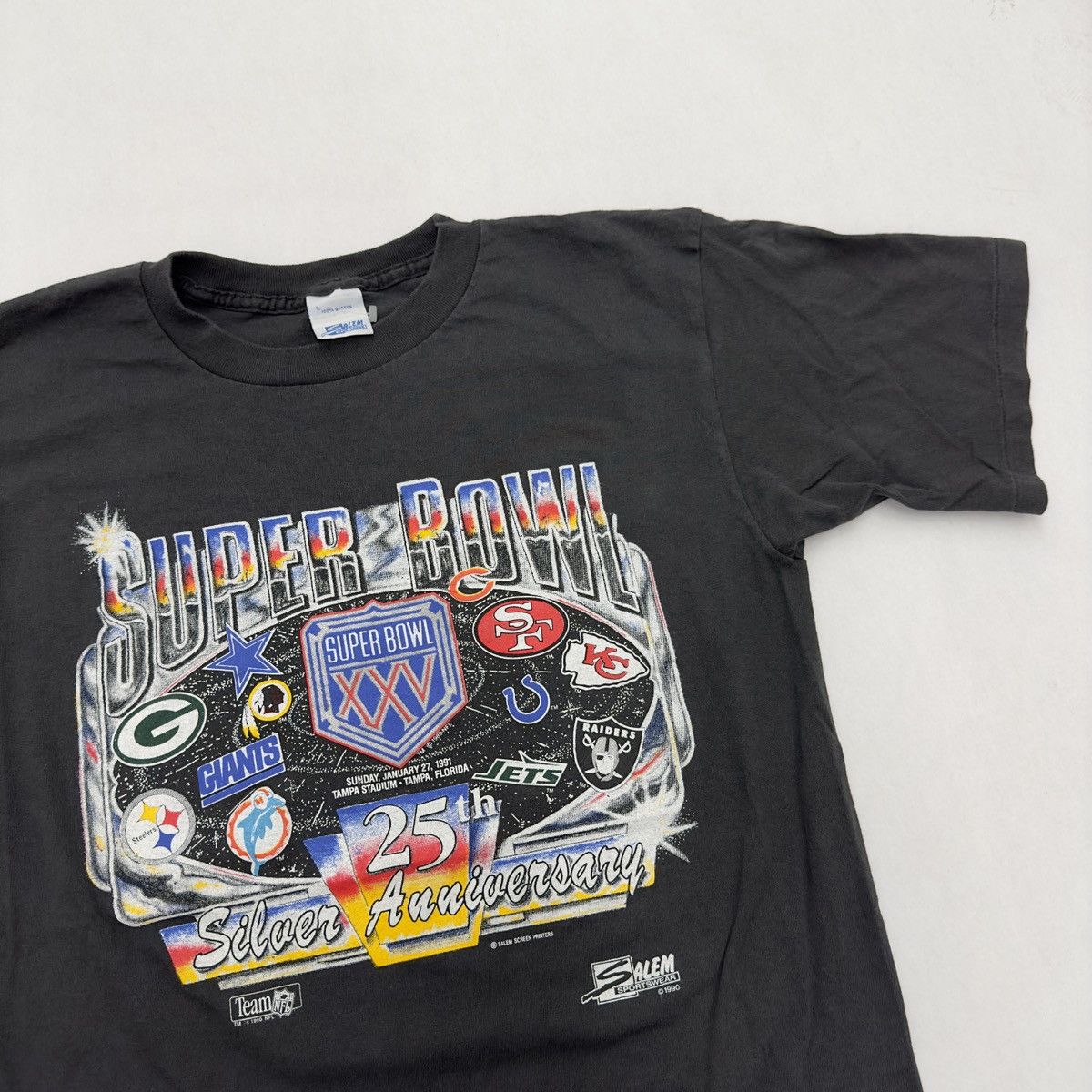 NFL × Salem Sportswear × Vintage Vintage Super Bowl XXV tee Size US L / EU 52-54 / 3 - 3 Thumbnail