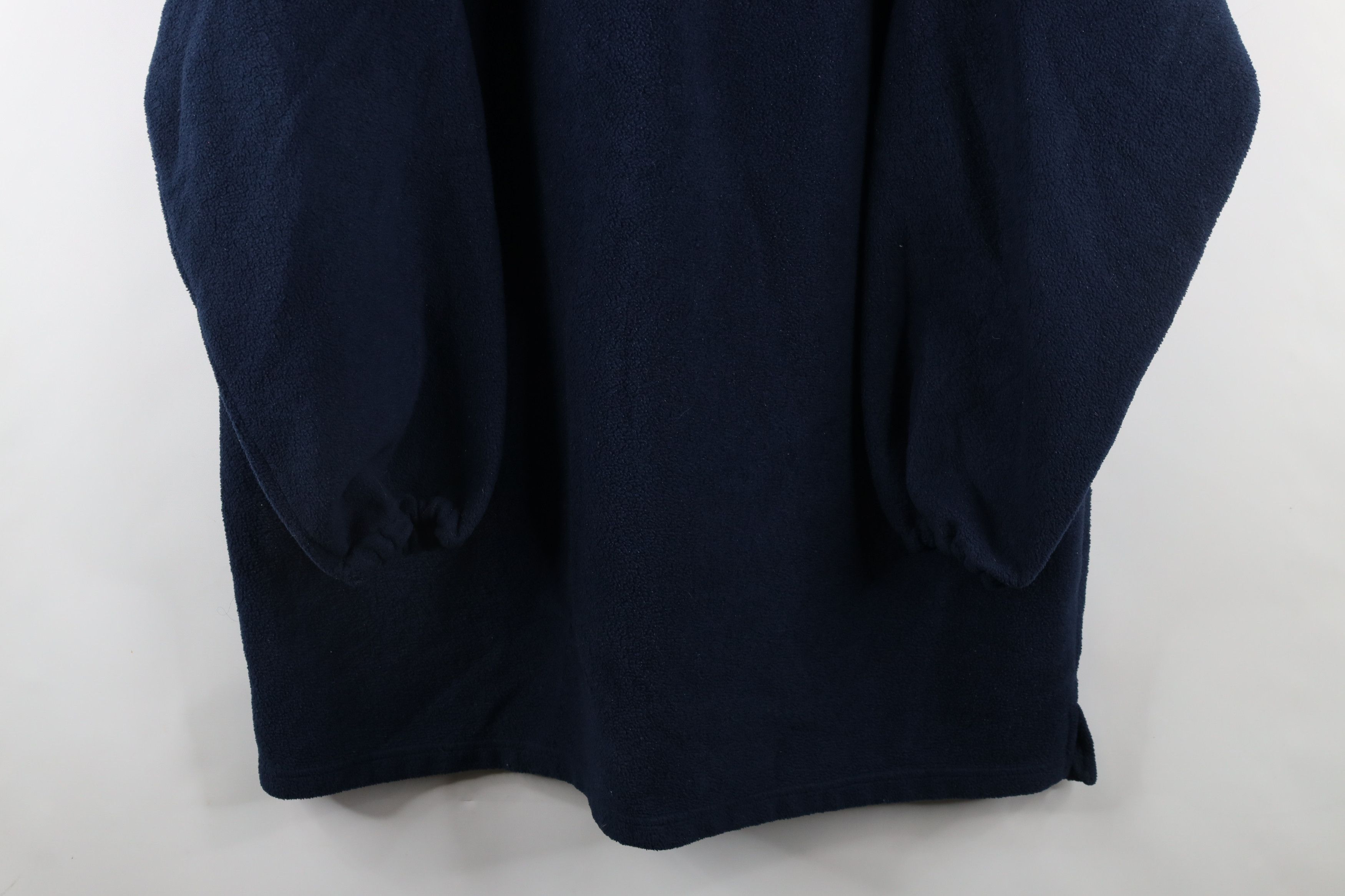 Vintage Vintage 90s Streetwear Striped Fleece Crewneck Sweater Blue Size US XXL / EU 58 / 5 - 3 Thumbnail