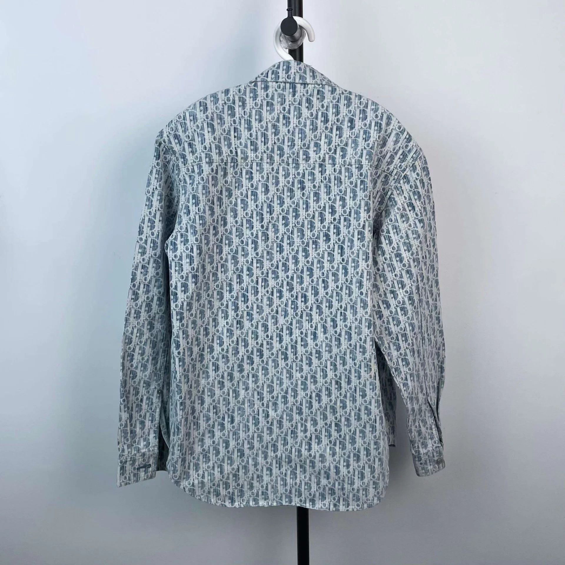 Dior Dior Oblique Monogram Print Shirt Size S / US 4 / IT 40 - 2 Thumbnail