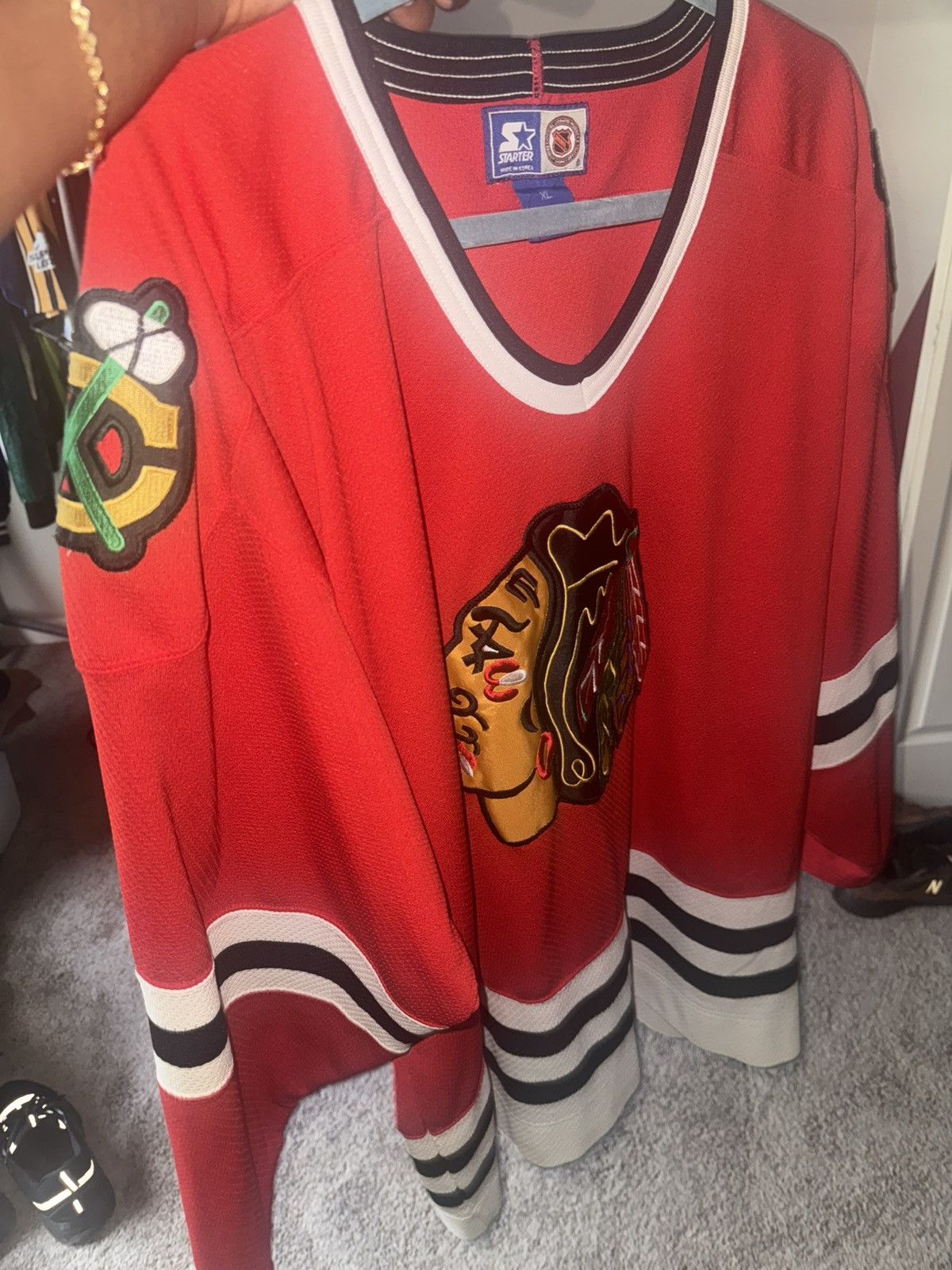 Starter Starter Red Chicago Jersey Size US XL / EU 56 / 4 - 4 Thumbnail