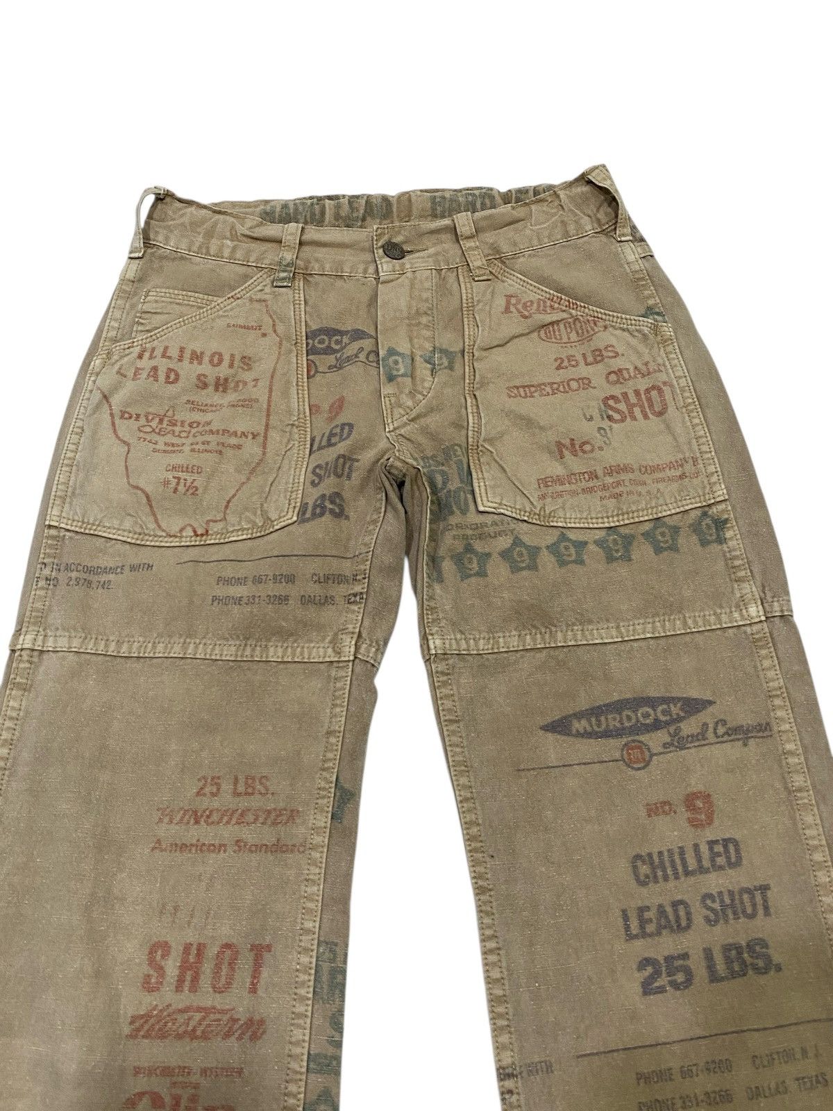 Hysteric Glamour Japanese brand denim & dungaree paint trousers / khakis pant Size US 28 / EU 44 - 3 Thumbnail
