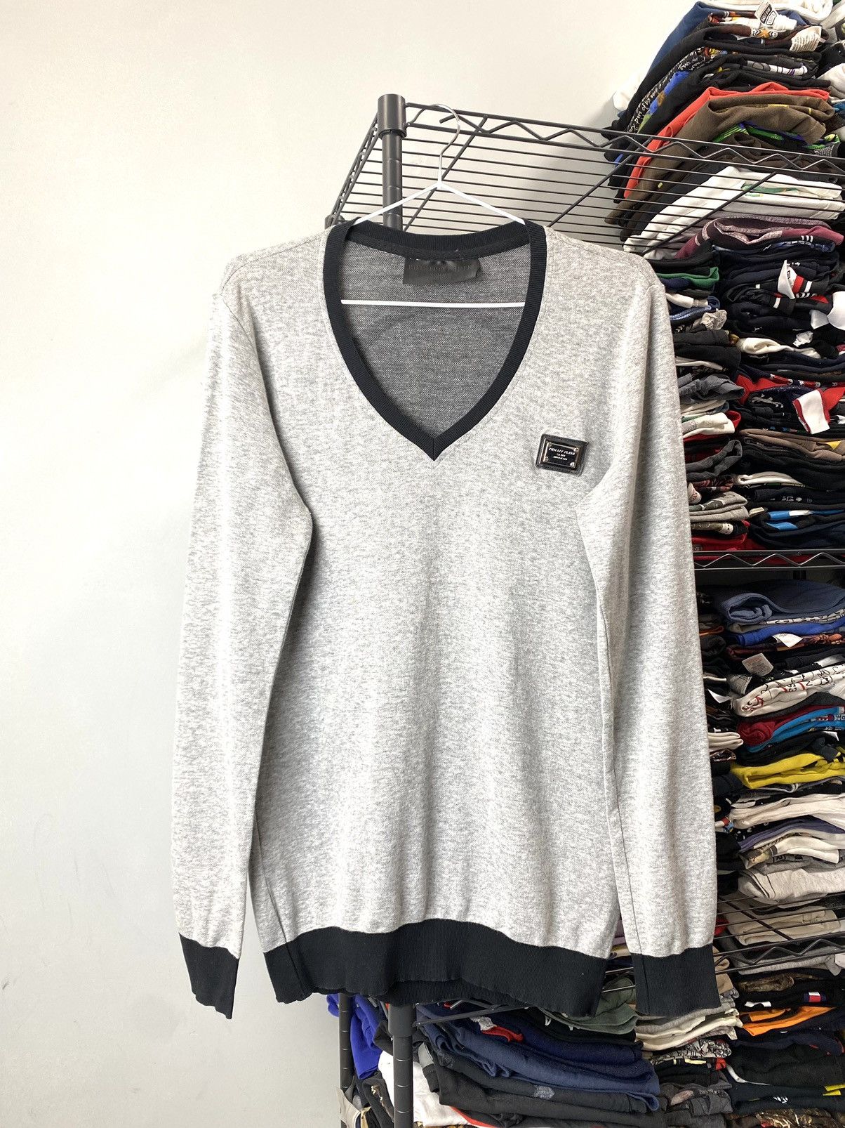 Philipp Plein 💥Rare! CRAZY Philipp Plein Rhinestones Scull Sweater Size US M / EU 48-50 / 2 - 2 Thumbnail