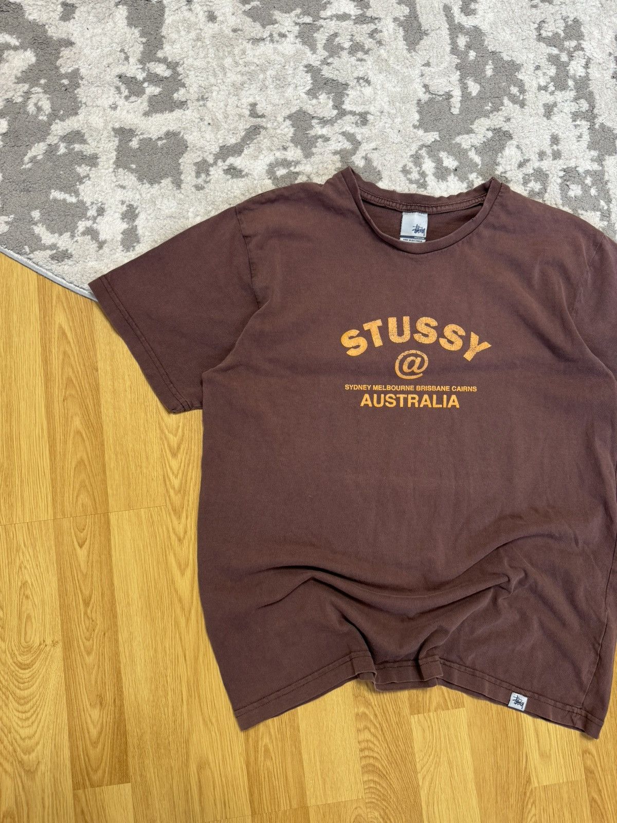 Stussy × Vintage Vintage Stussy Australia Big Logo T-Shirt Skateboard Size US M / EU 48-50 / 2 - 4 Thumbnail