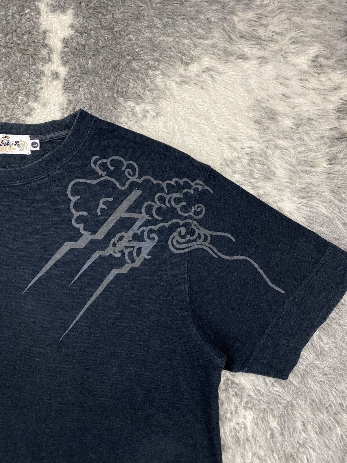 Japanese Brand KARA KURI TAMASHI Dragon Japanese Classic Sukajan Tshirt Size US M / EU 48-50 / 2 - 3 Thumbnail