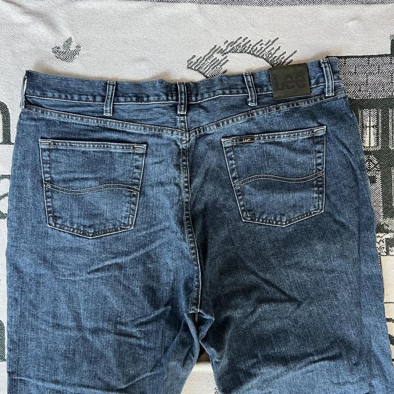 Vintage Vintage Y2K/2000s Baggy Grunge Dark Wash Denim Jeans! Size US 42 / EU 58 - 7 Thumbnail