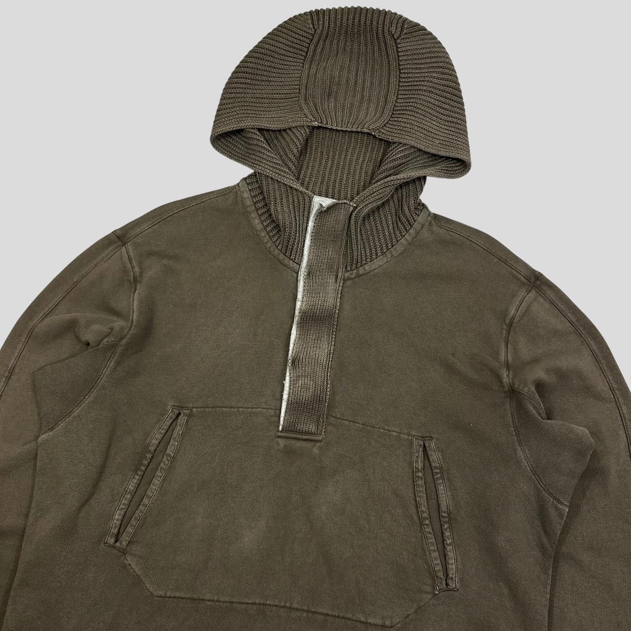 C.P. Company CP Company Heavy Cotton Knitted Hood Sweatshirt - XL/XXL Size US XXL / EU 58 / 5 - 3 Thumbnail