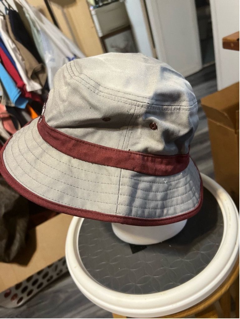 Zephyr Unisex Zephyr Bucket Hat L/XL Gray Maroon Mississippi State Size ONE SIZE - 2 Thumbnail