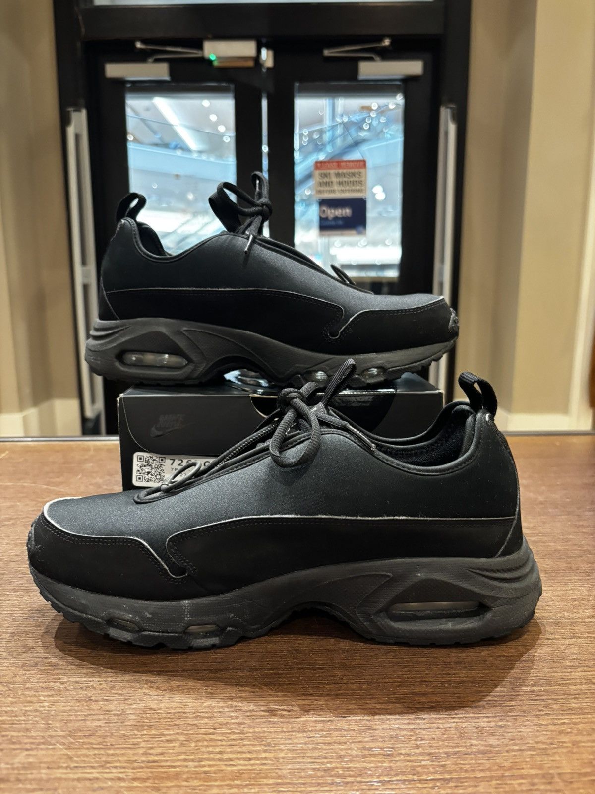 Comme des Garcons × Nike Nike X CDG Sunder SP Black Size US 9.5 / EU 42-43 - 2 Thumbnail