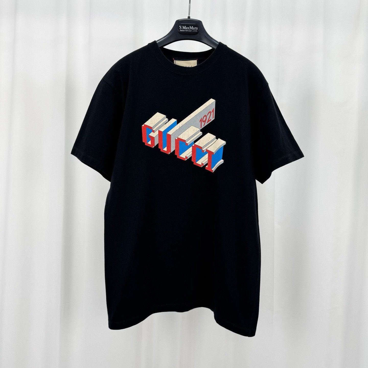 Gucci 1921 Series Letter Print Short Sleeve