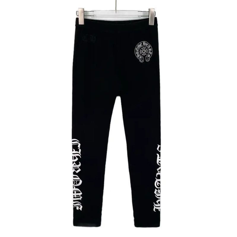 Chrome Hearts Chrome Hearts Black Cotton Women's Casual Pants 0089 Size 28" / US 6 / IT 42 - 1 Thumbnail
