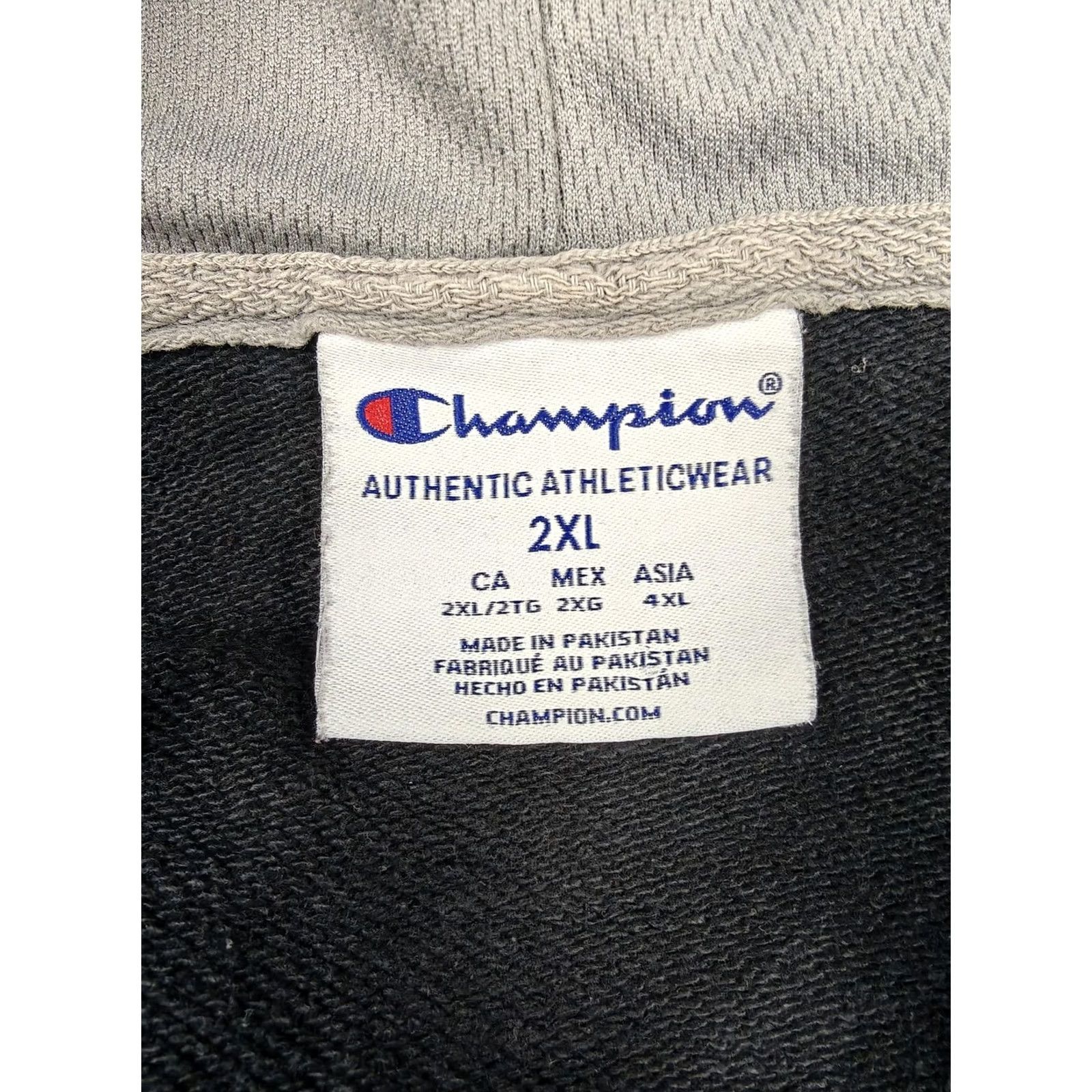 Champion VINTAGE Champion Hoodie Mens 2XL Black Full Zip UChicago Seal Patch Fleece 90s Size US XXL / EU 58 / 5 - 5 Thumbnail
