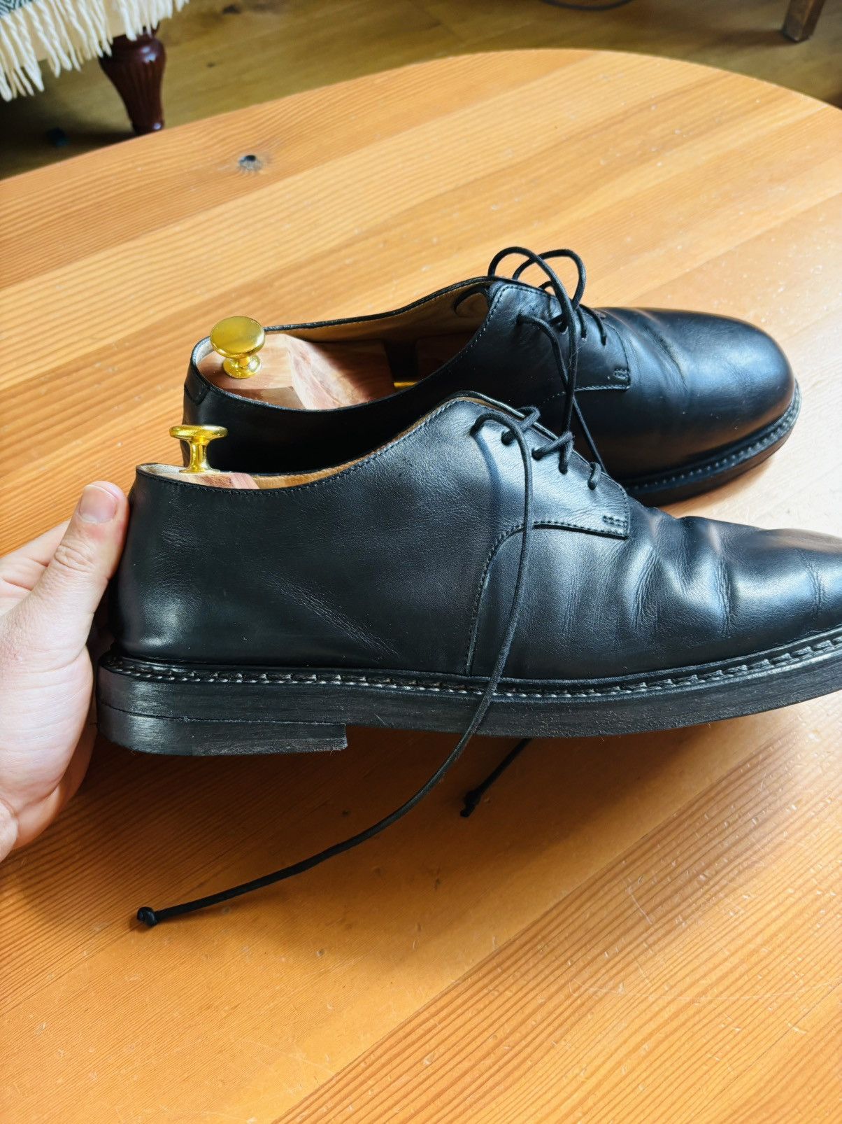 Marsell Marsèll Leather Derby Shoes Size US 12 / EU 45 - 2 Thumbnail