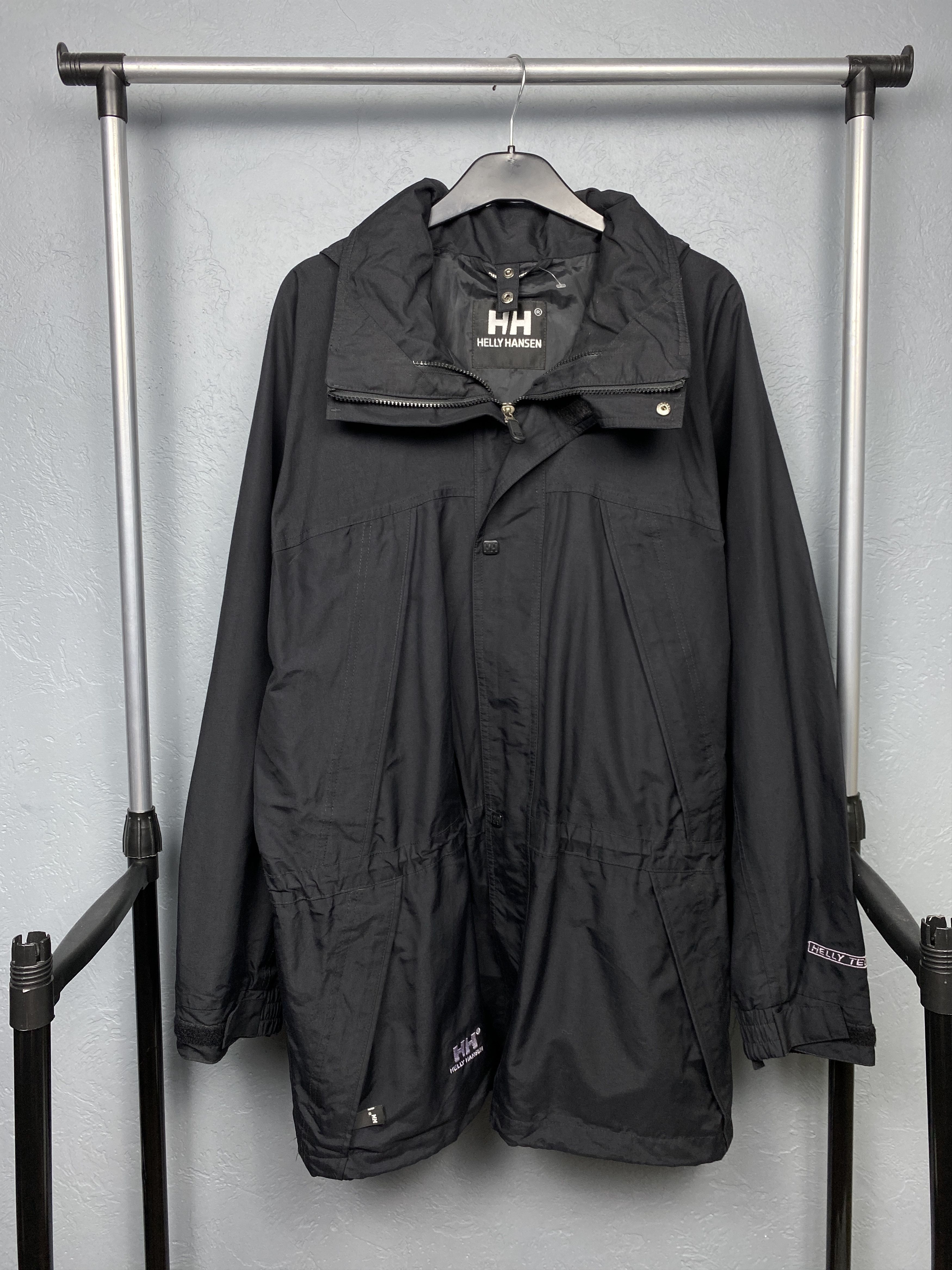 Helly Hansen × Vintage Helly Hansen Vintage Mens Nylon Outdoor Jacket Helly Tech Size US L / EU 52-54 / 3 - 1 Thumbnail