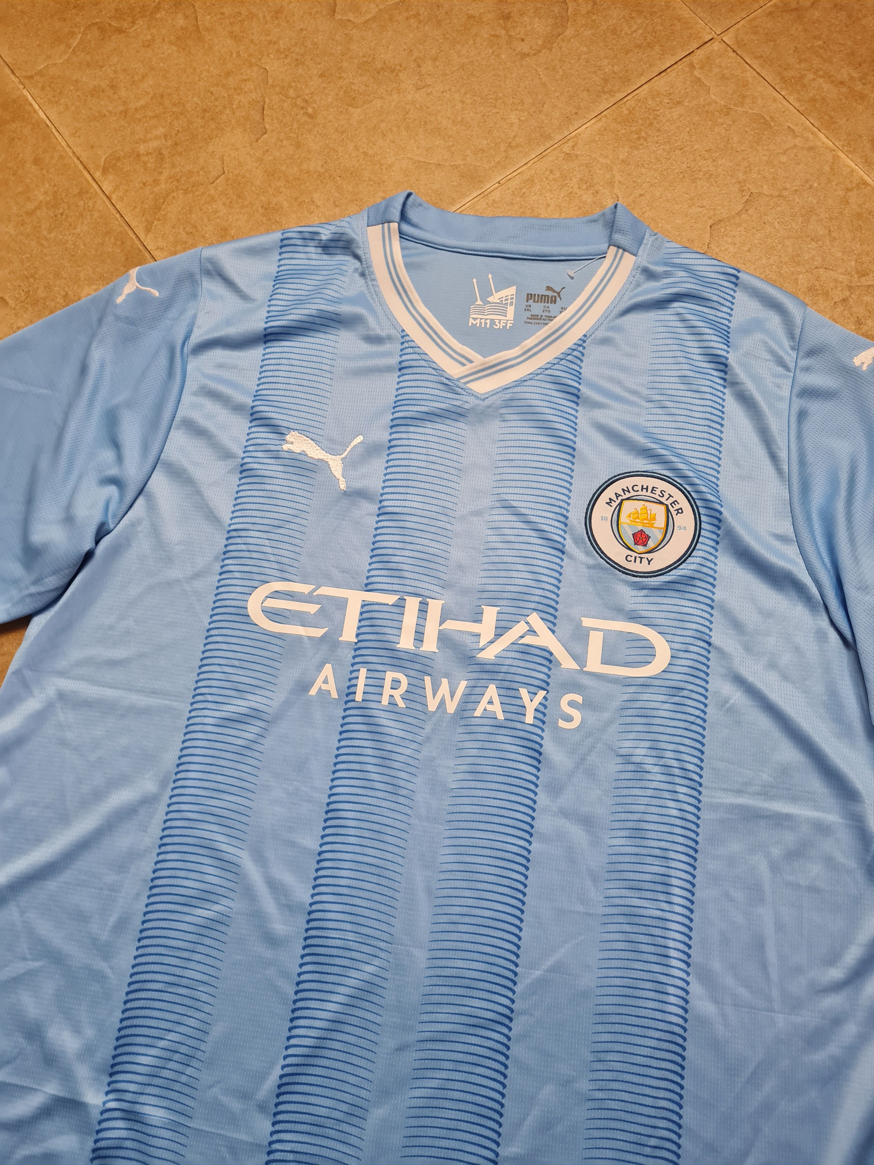 Other Manchester City Home 2023 - 2024 Soccer football Jersey Size US XXL / EU 58 / 5 - 3 Thumbnail