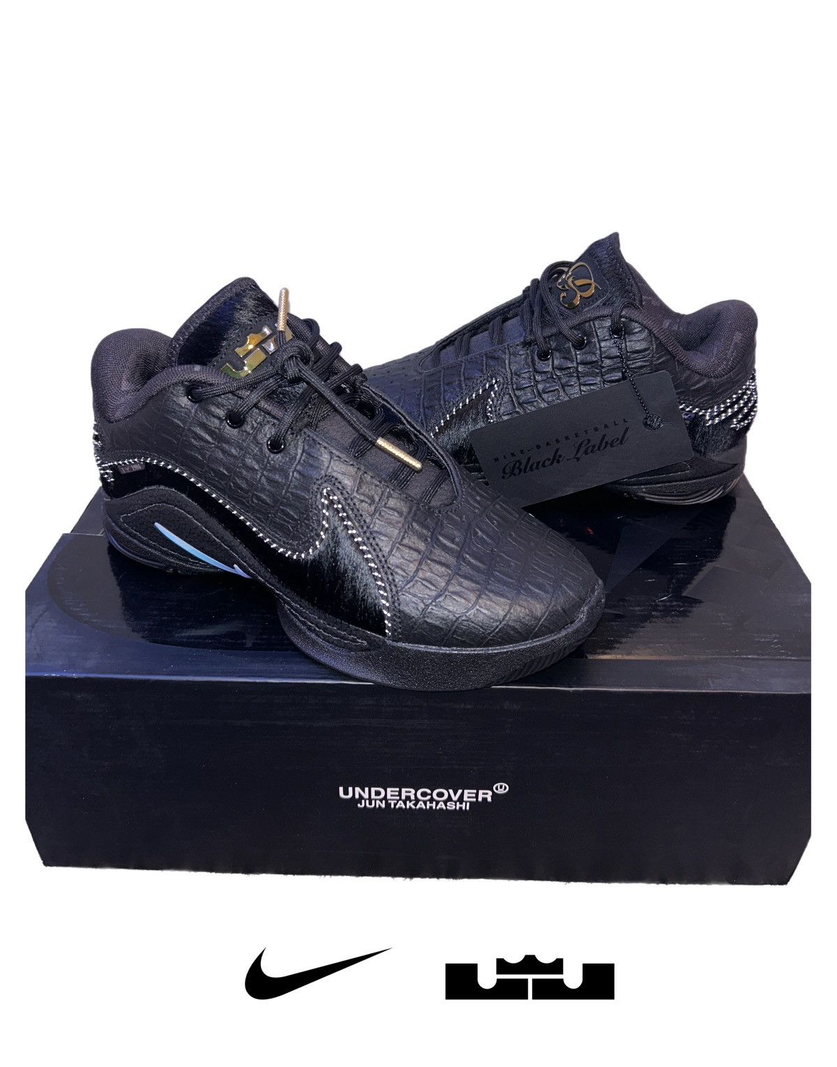 Nike ‘LIMITED’ LeBron 22 LX 'Black Label Pack' IB3866 001 Size US 5 / EU 37 - 1 Thumbnail