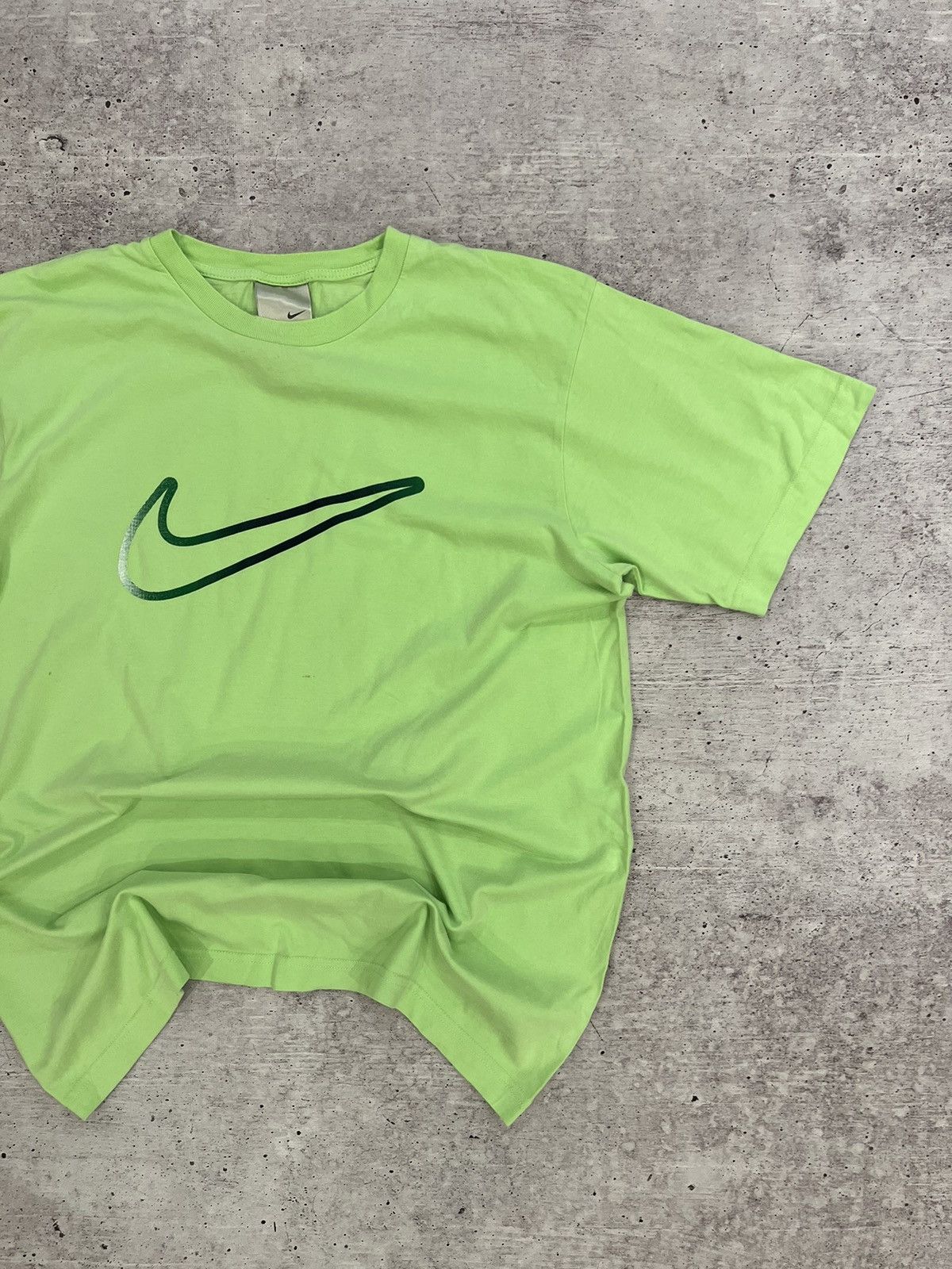 Nike × Vintage 🩸RARE🩸Nike Vintage y2k Swoosh Logo T Shirt Size US L / EU 52-54 / 3 - 3 Thumbnail
